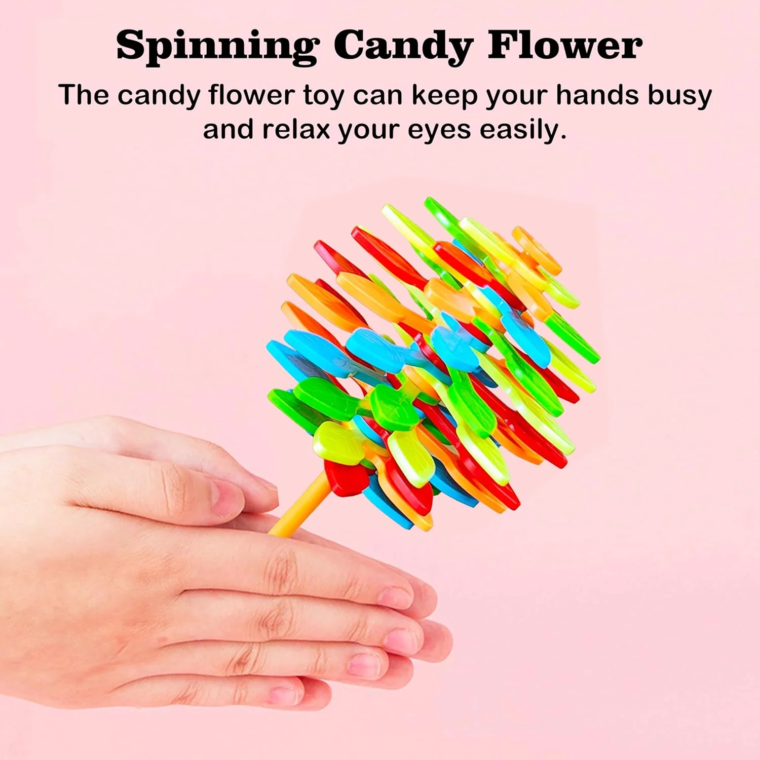 Spin Flower Candy Toy – Stress Relief & Educational Fun - Image 3