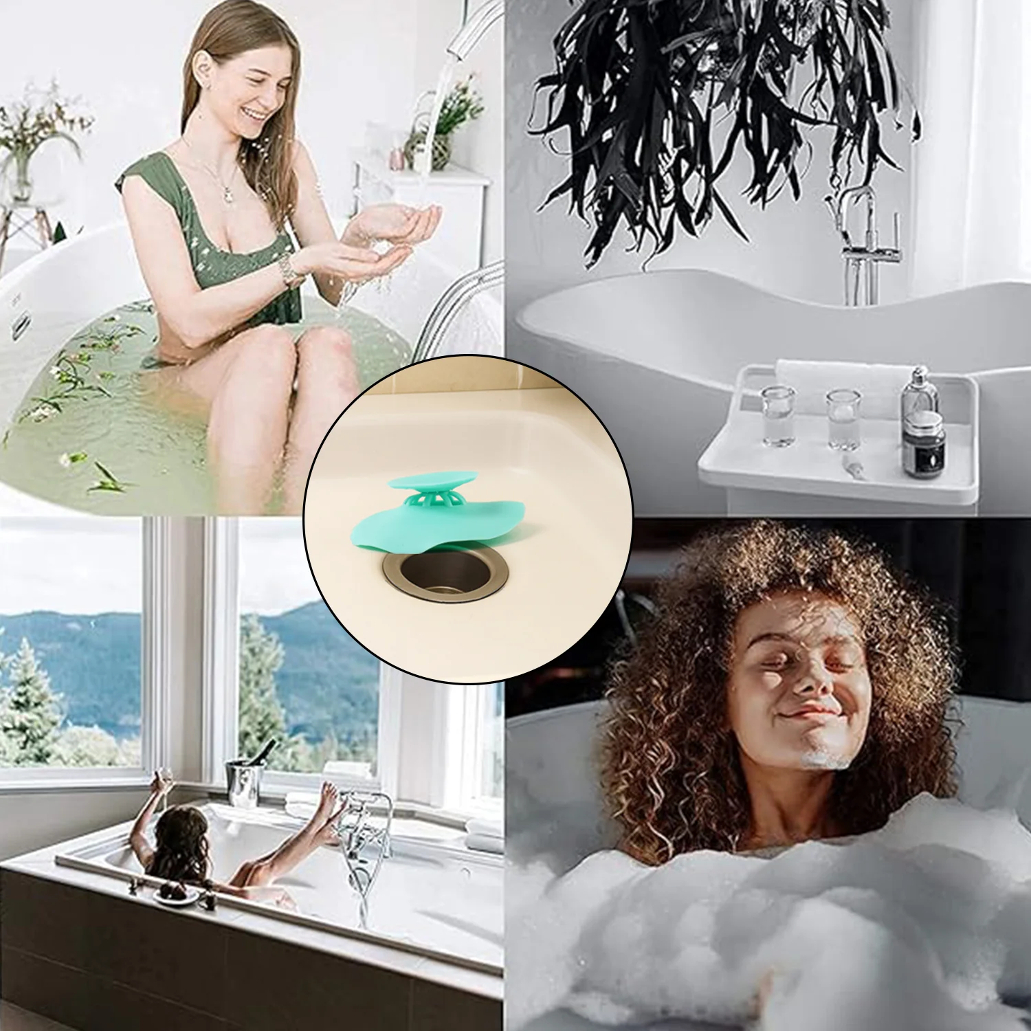 Silicone Sink Strainer – Anti-Clog 2-in-1 Kitchen Drainer & Seal - Image 7