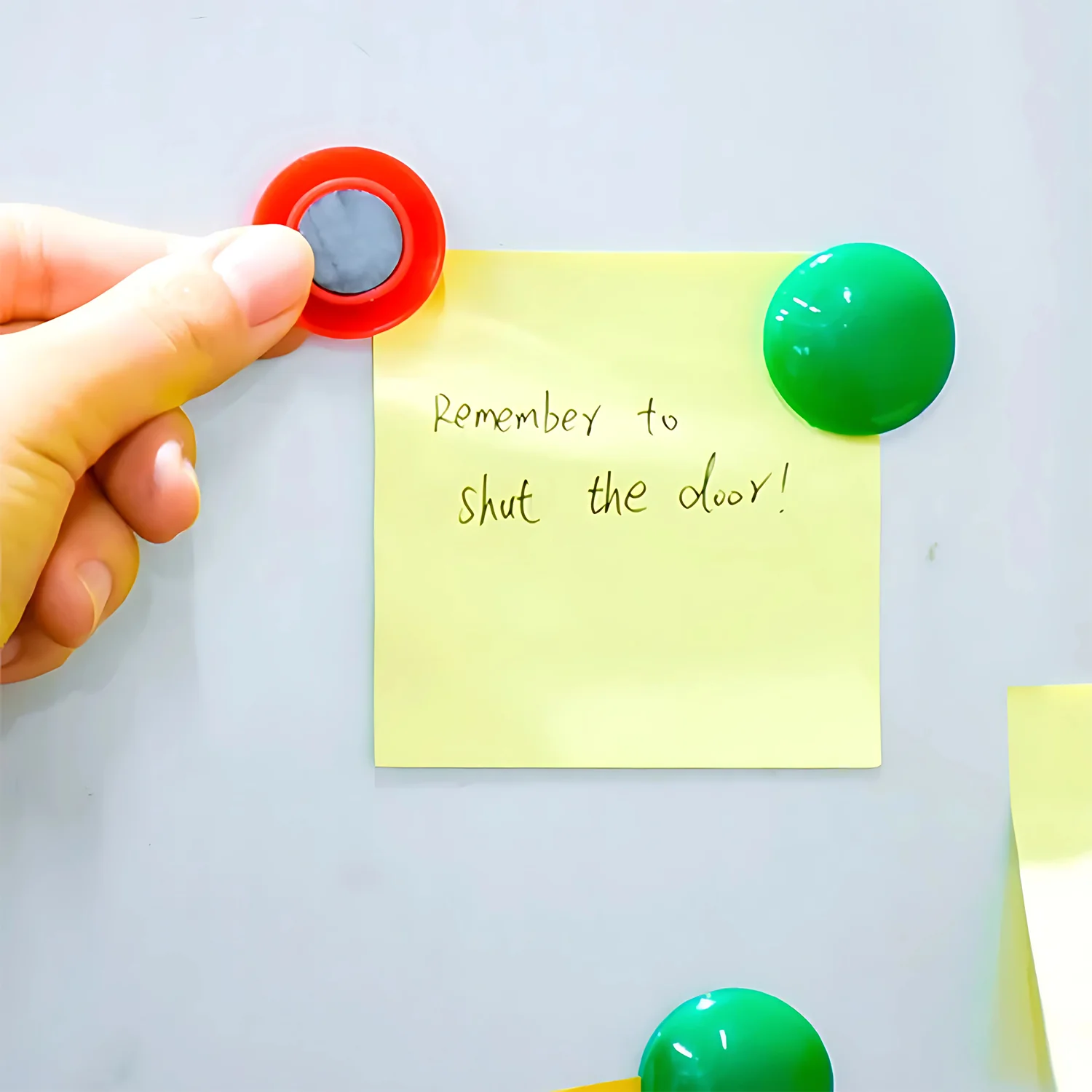 Yellow Magnetic Buttons – Strong Grip Circular Board Magnets - Image 6