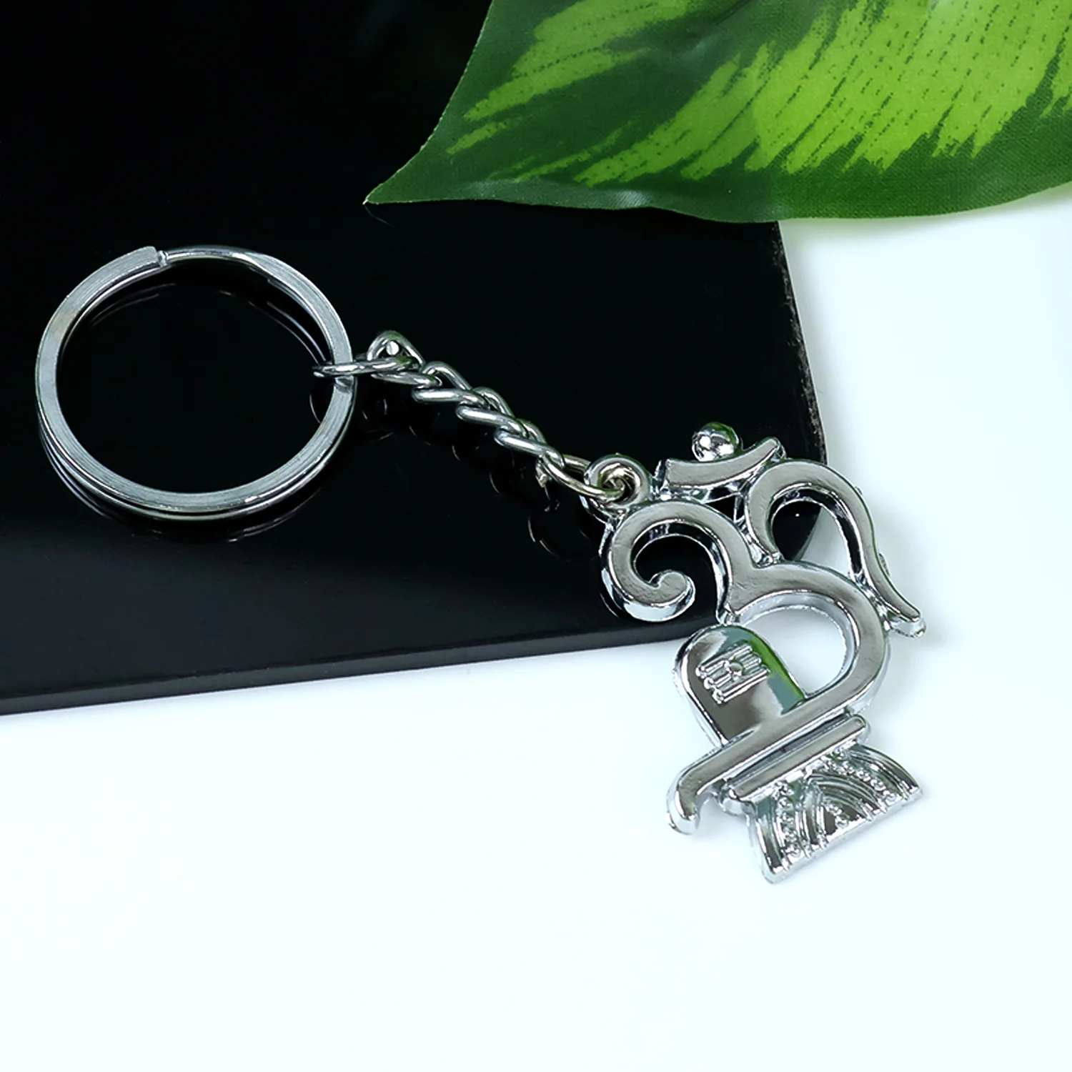 Shivling Trishul Metal Keychain Set – 5 Pc Durable Spiritual Keyrings - Image 8