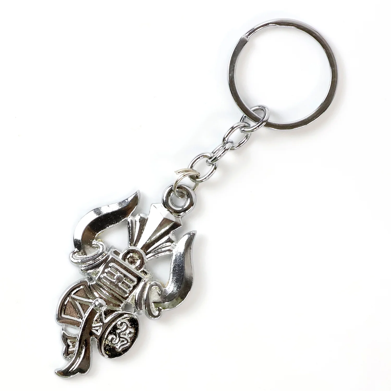Mahakal Trishul Metal Keychain Set – Durable Devotional 2-Pc - Image 5