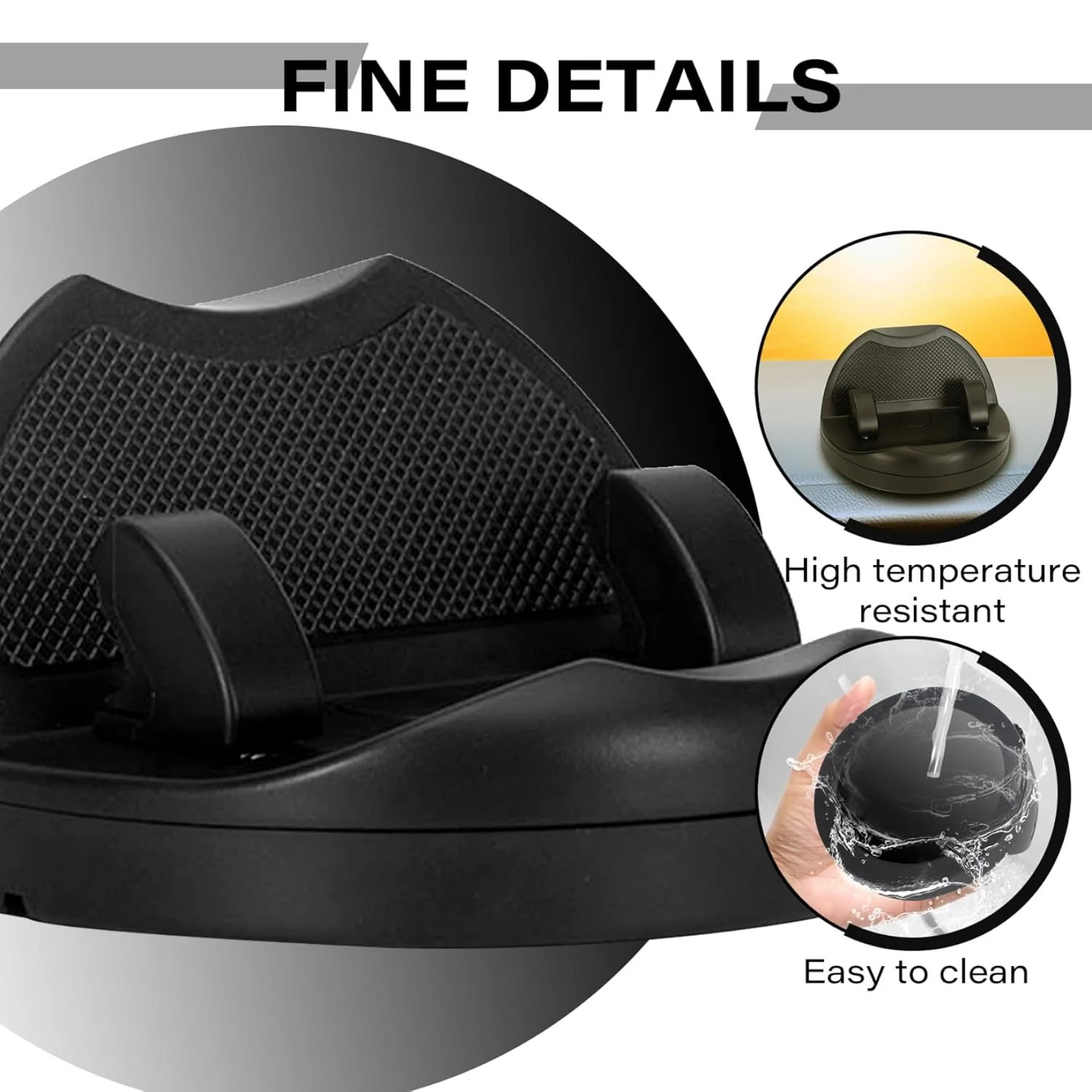 Car Phone Holder – 2-in-1 Anti-Slip Dashboard Mount | Velvet Wheels - Image 6