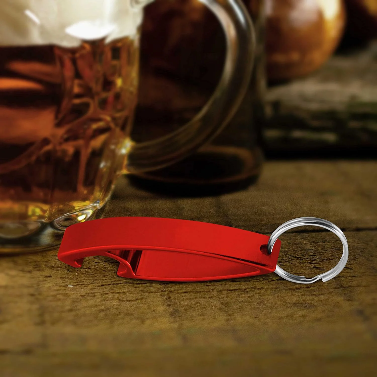 Metal Bottle Opener Keychain – Compact 2-in-1 Portable Tool - Image 8