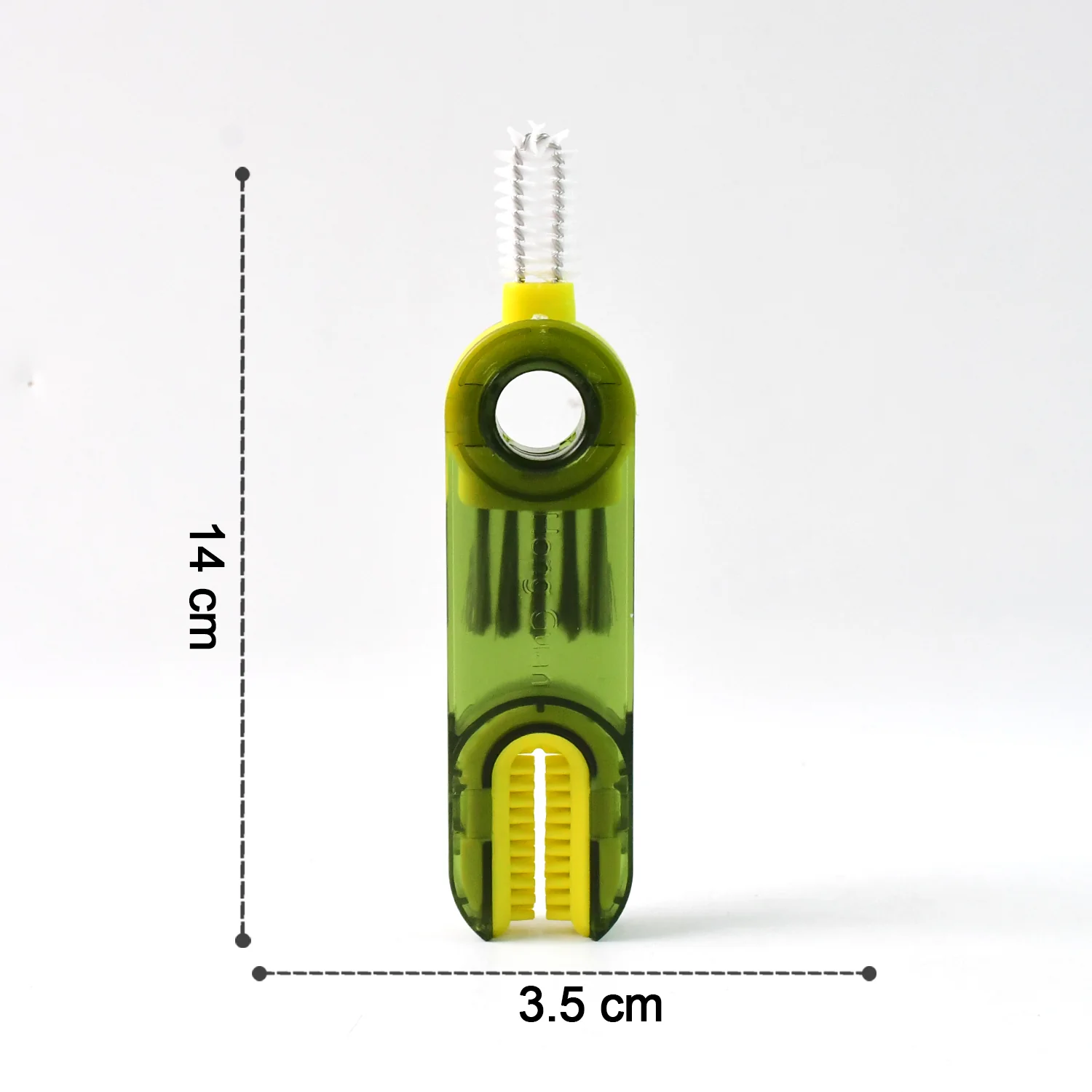 Multipurpose Cleaning Brush – Dual Head Scrubber for Bottles & Straws - Image 3