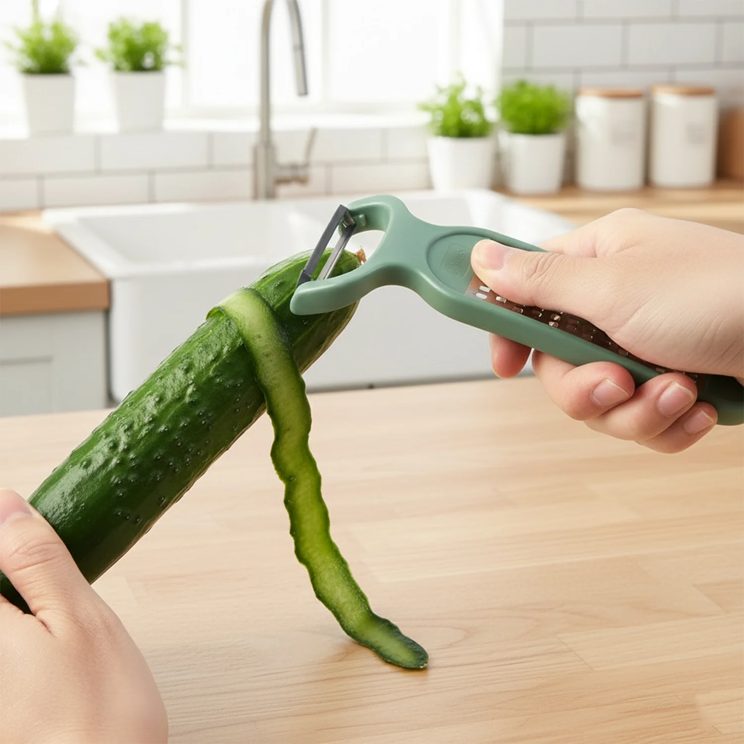 Vegetable Peeler – 2-in-1 Multipurpose Peeler & Grater Tool - Image 9