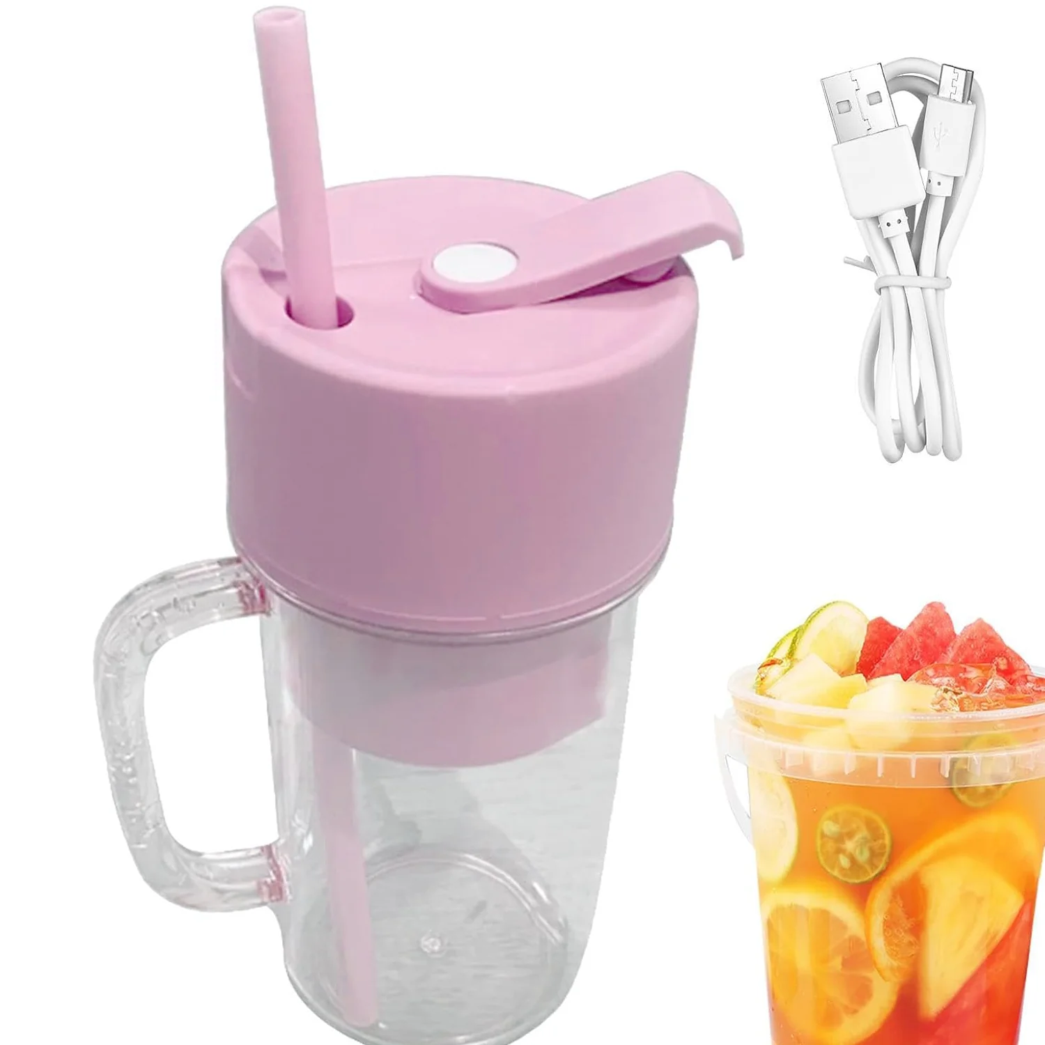 Portable Juicer – USB Rechargeable Blender 340ml | Tidy Table - Image 3