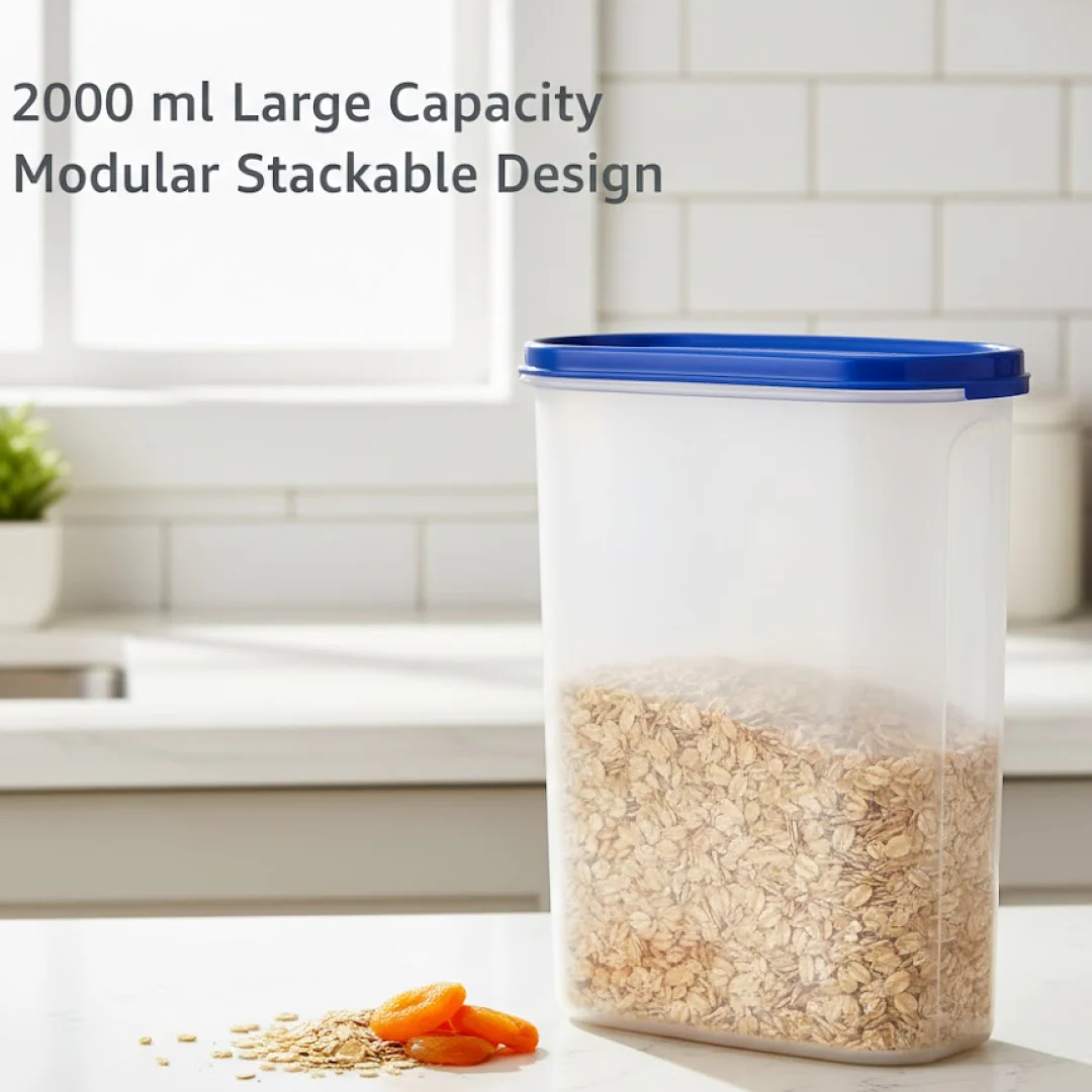 Airtight Food Storage Container – 2000ml, BPA-Free | Organivo - Image 4