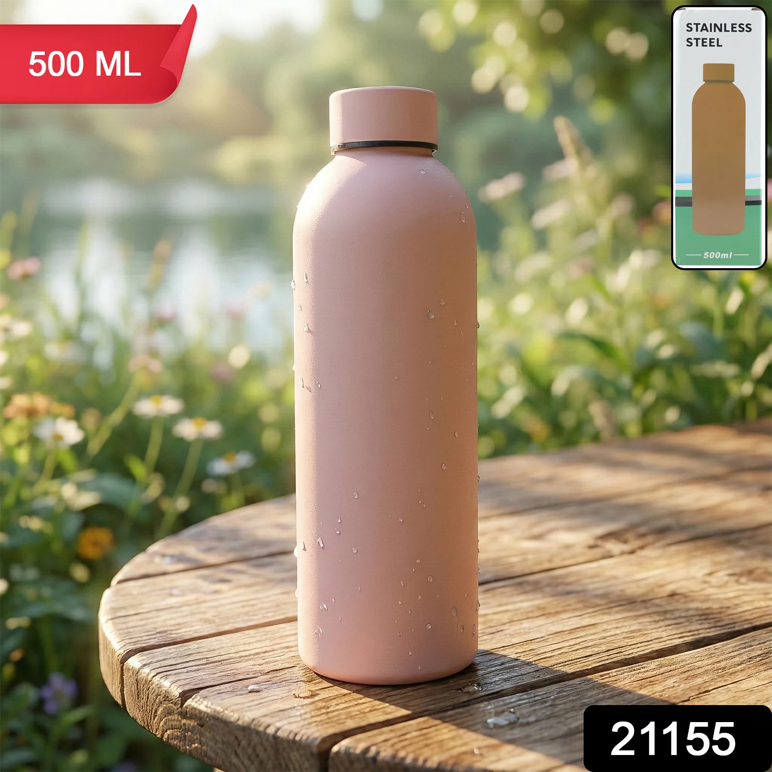 Insulated Stainless Steel Water Bottle – Keeps Drinks Hot & Cold - Image 2