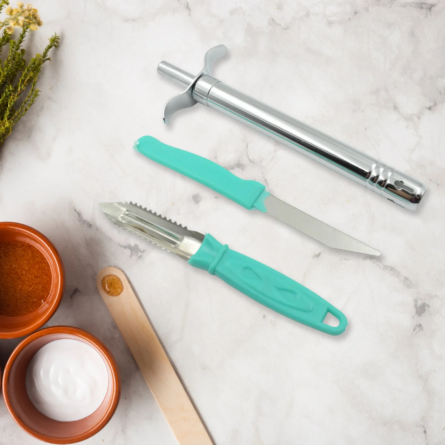 Kitchen Combo Set – Lighter, Knife & Peeler | Quickslice - Image 5