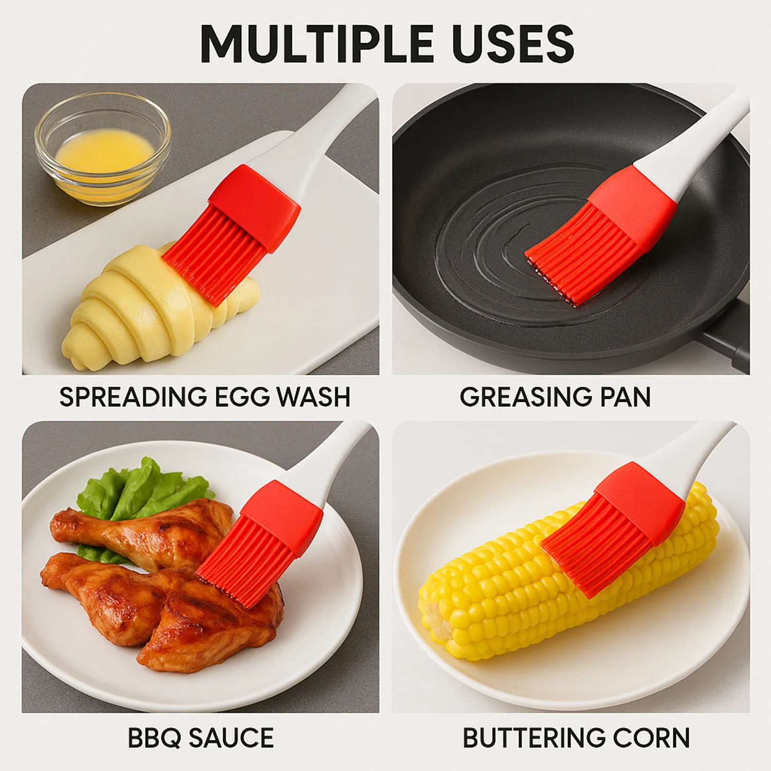 Silicone Baking Tool Set – Multicolor Spatula & Brush | Bake & Dwell - Image 12