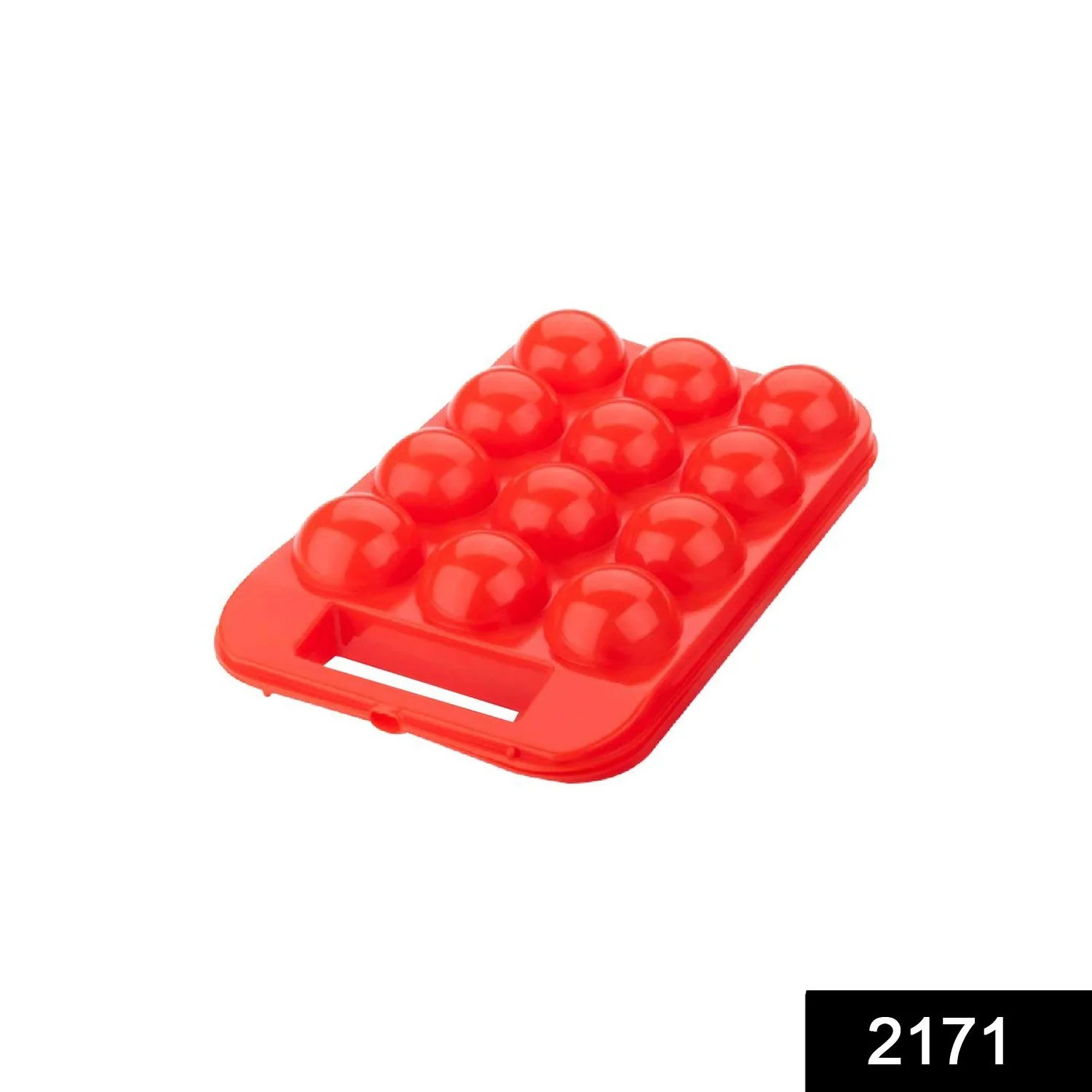 Plastic Egg Carrier – 12 Egg Storage Box for Fridge & Travel | Organivo - Image 2