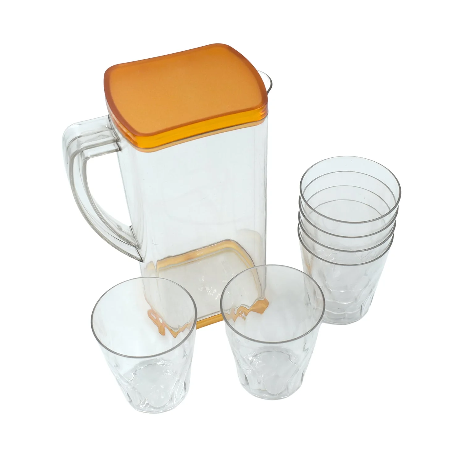 Plastic Water Jug Set 2L with 6 Glasses – BPA-Free | hydrozilla - Image 5