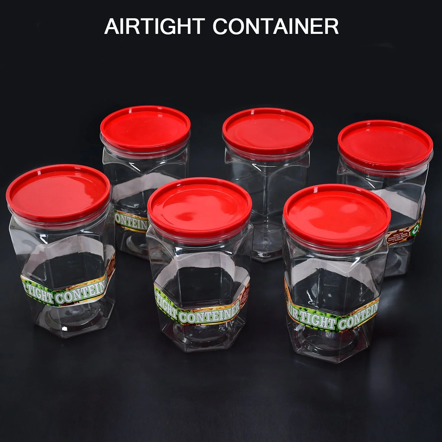 Air Tight Kitchen Storage Container – 1100ml Set of 6 | Velvet Wheels - Image 8