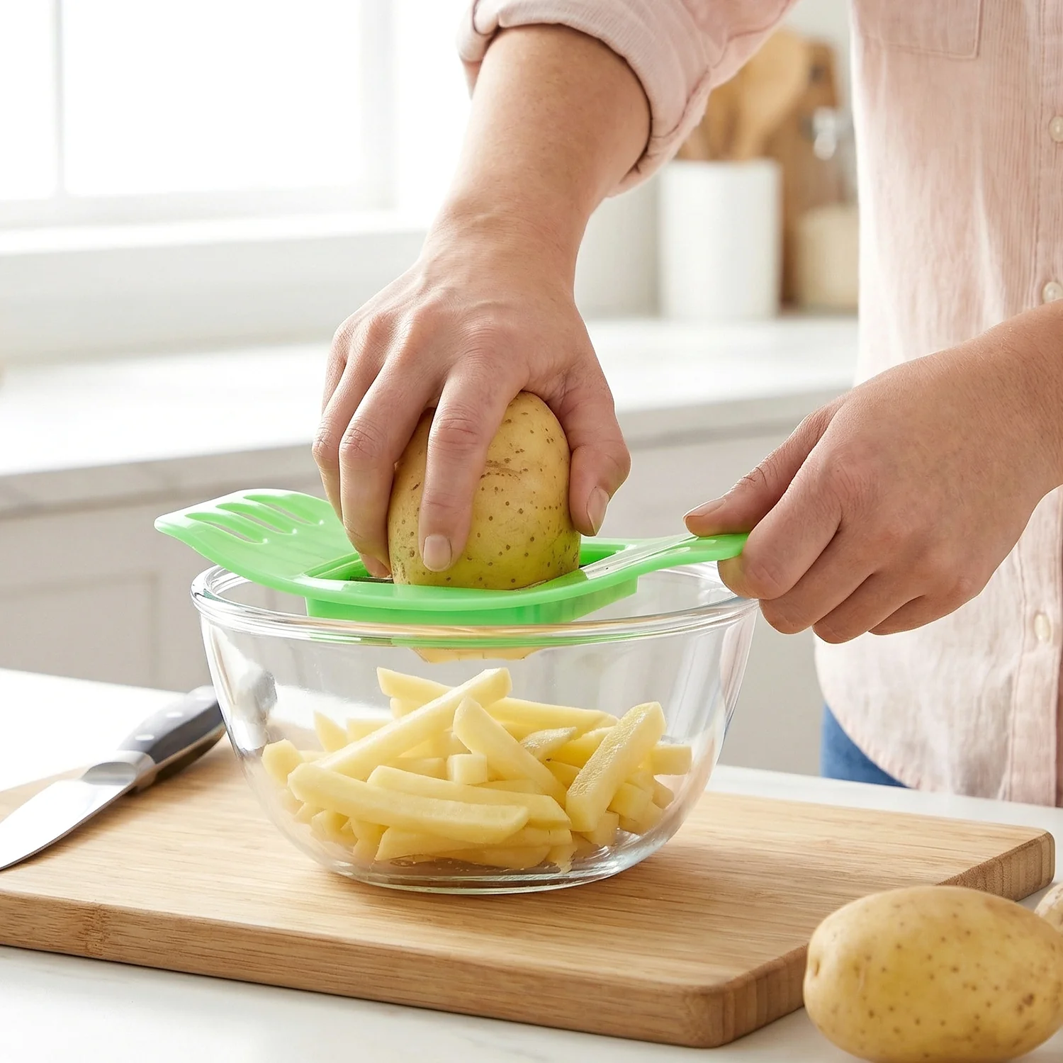 Potato Fries Cutter – Stainless Steel Blades for Easy Slicing | Indo Glow - Image 7