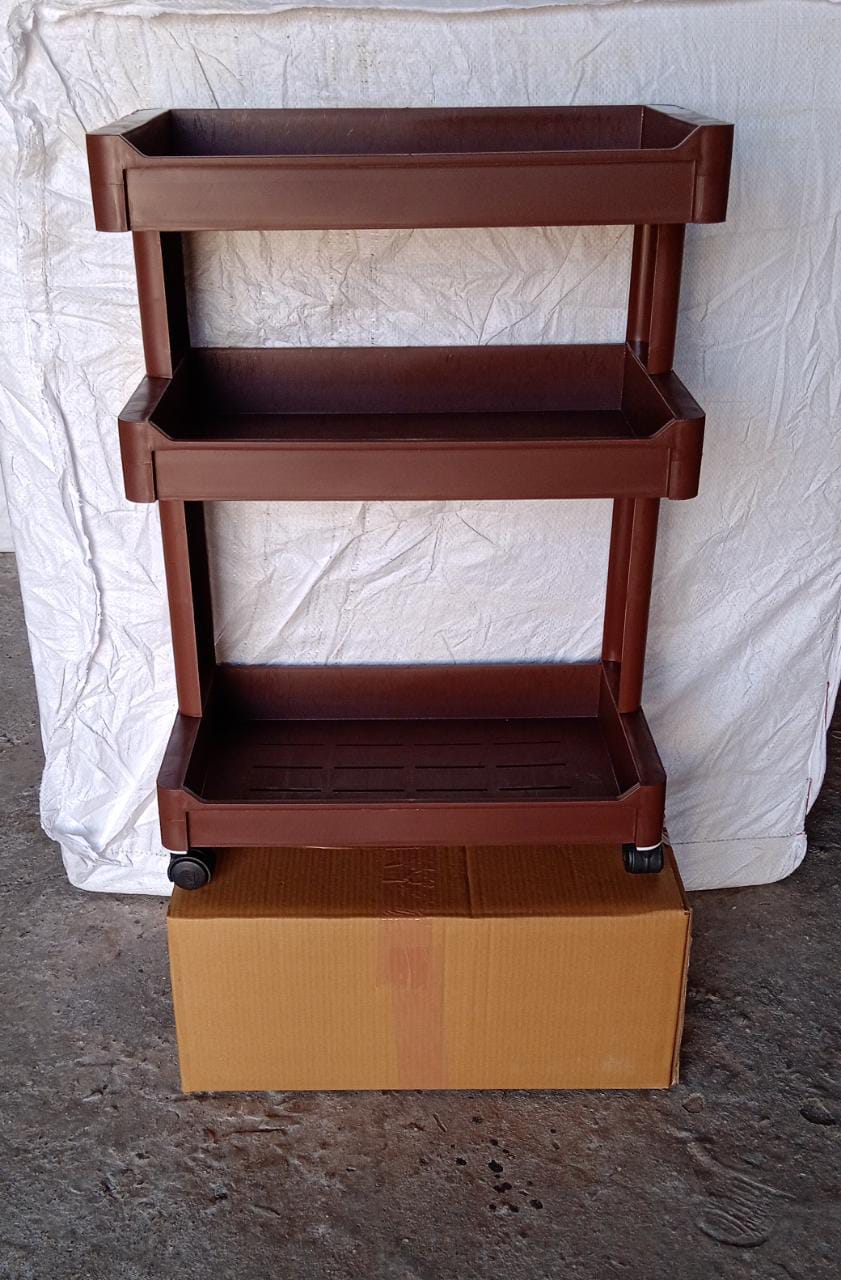 Plastic Serving Trolley – Mobile Kitchen Bar Cart | TableNest - Image 10