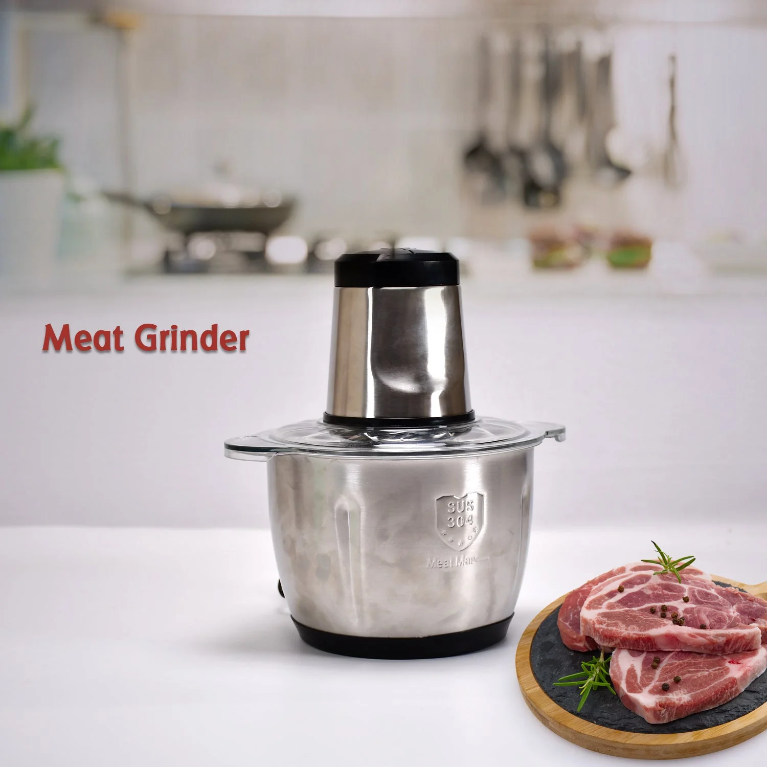 Electric Meat Grinder – 3L Stainless Steel Food Chopper | CookAura - Image 5