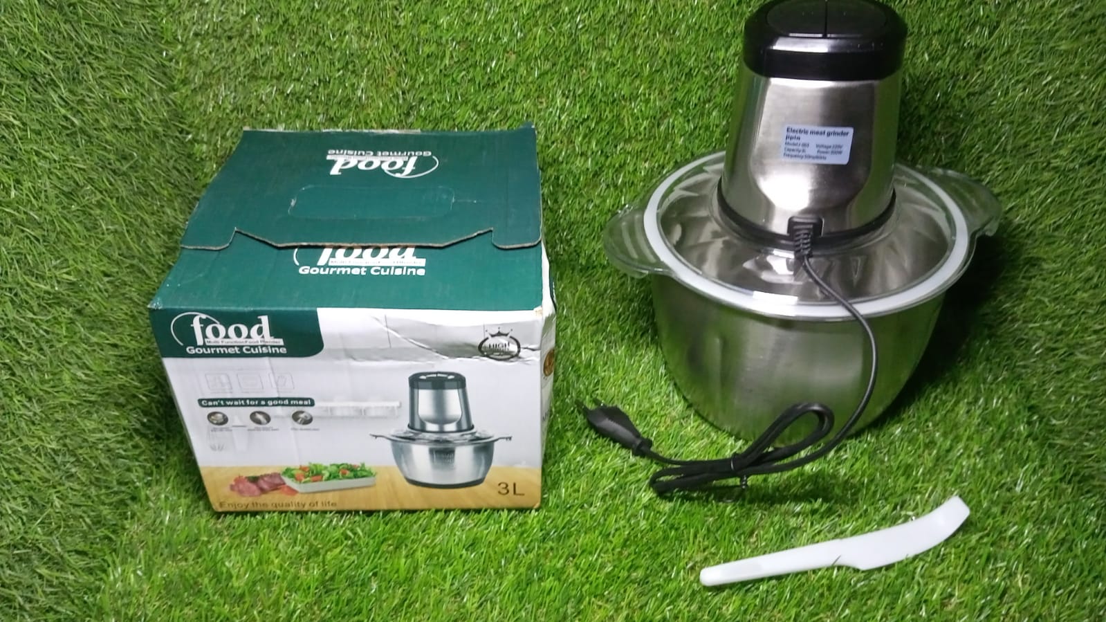 Electric Meat Grinder – 3L Stainless Steel Food Chopper | CookAura - Image 9