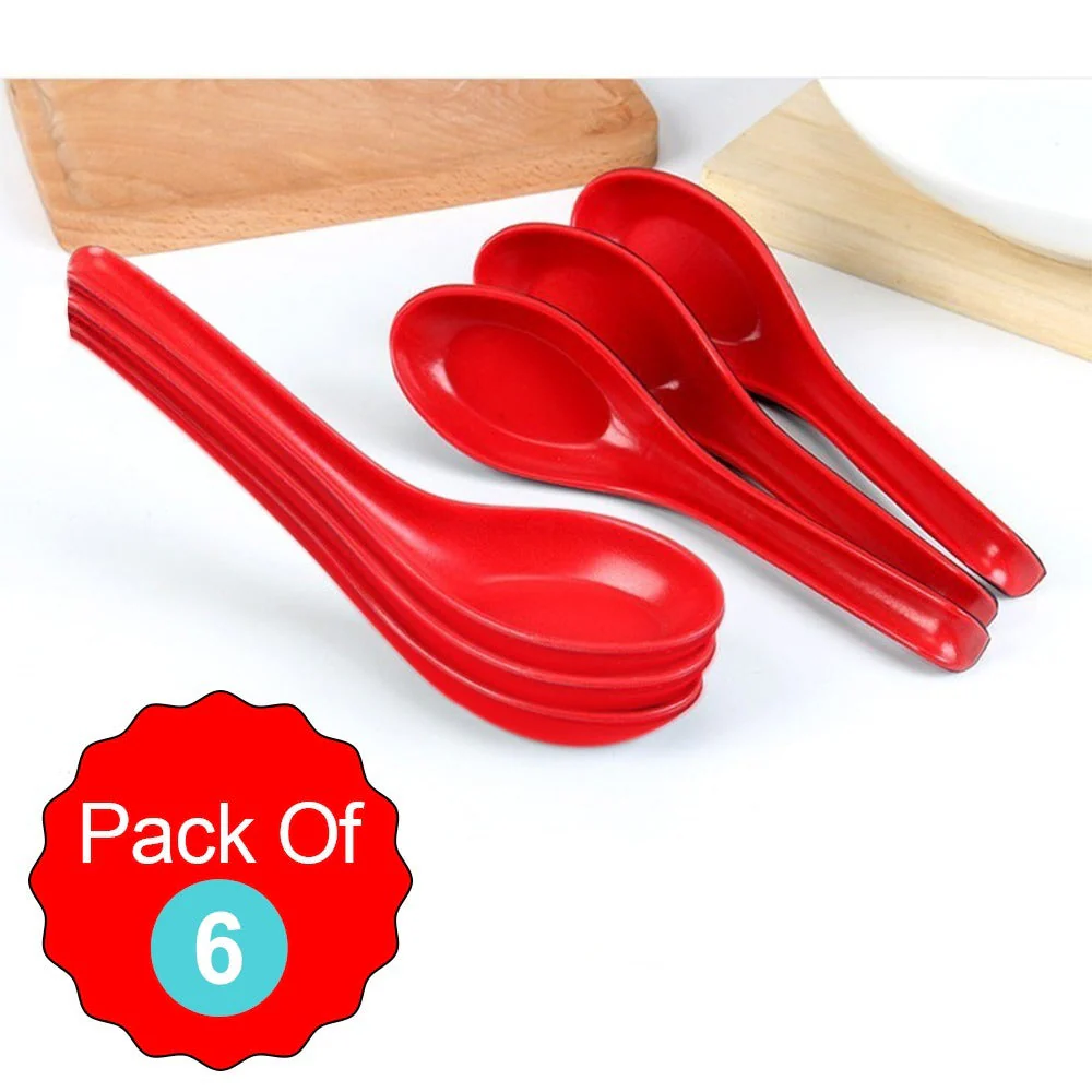 Unbreakable Soup Spoons – Colorful & Food Grade Set of 6 | Tummy Tide - Image 6