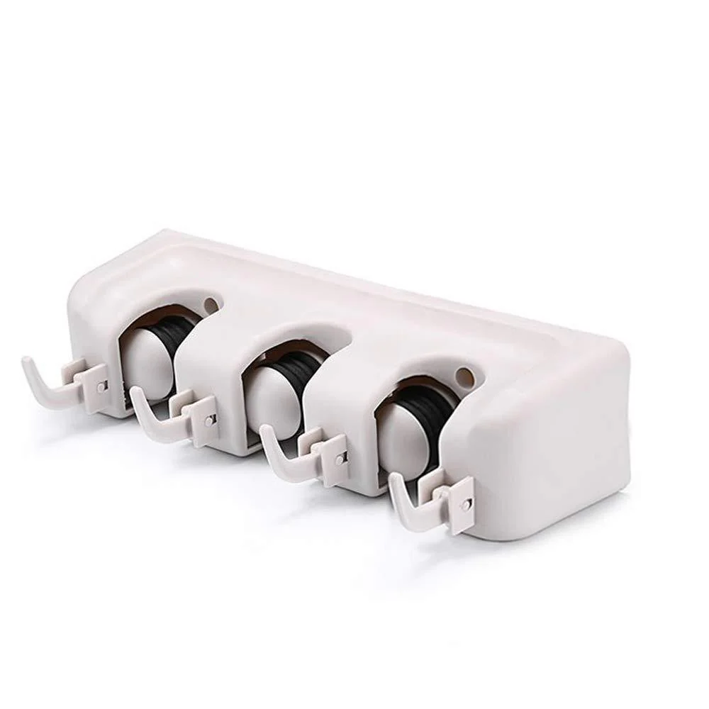 Mop and Broom Holder – 3 Layer Wall Organizer for Home | GlimmerHome - Image 3