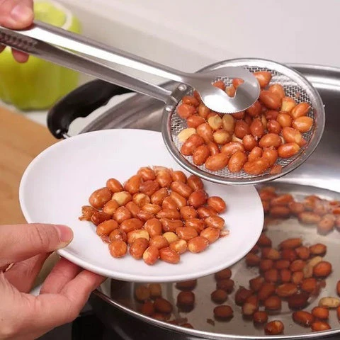 Frying Filter Spoon – 2-in-1 Stainless Steel with Clip | Quickslice - Image 12