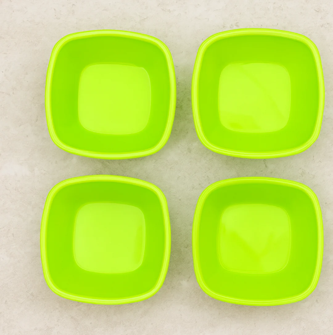 Square Plastic Bowl Set – Unbreakable & Food Safe (Pack of 4) | Jiaqi - Image 4