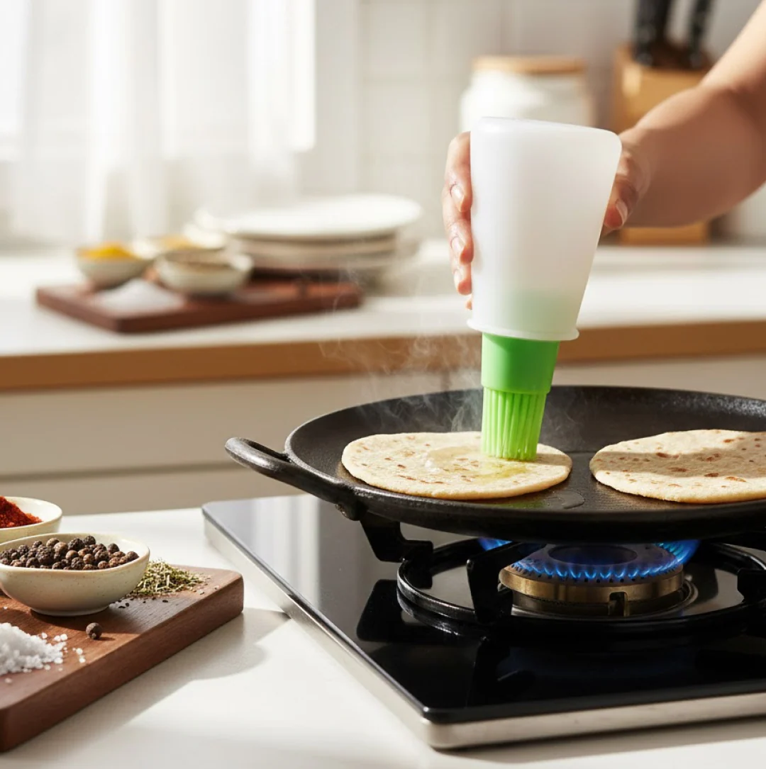 Silicone Oil Dispenser Bottle – Basting Brush & Healthy Cooking | Vastate - Image 6