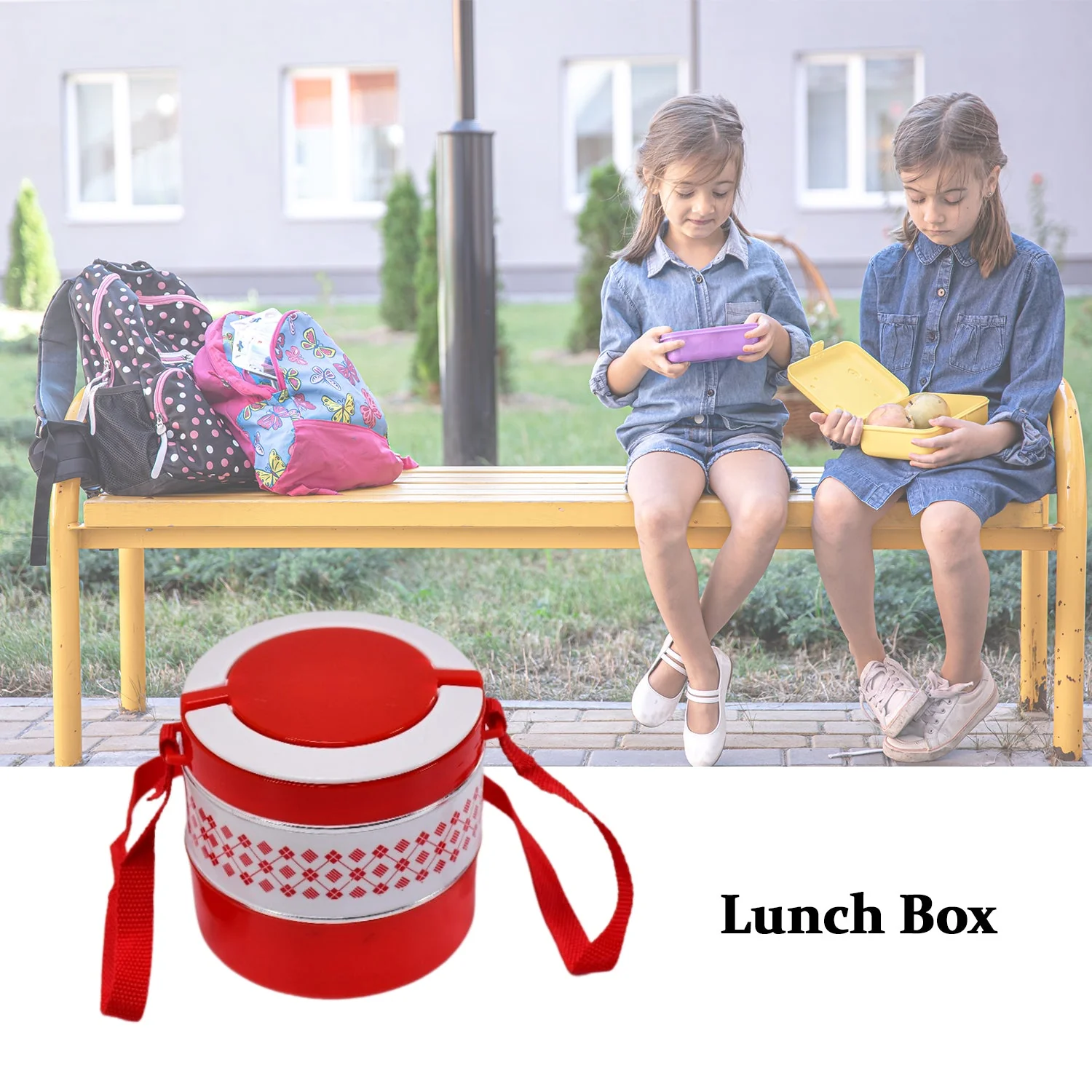 Insulated Tiffin Box – 2-Layer Stainless Steel | Lunchie Bunchie - Image 4