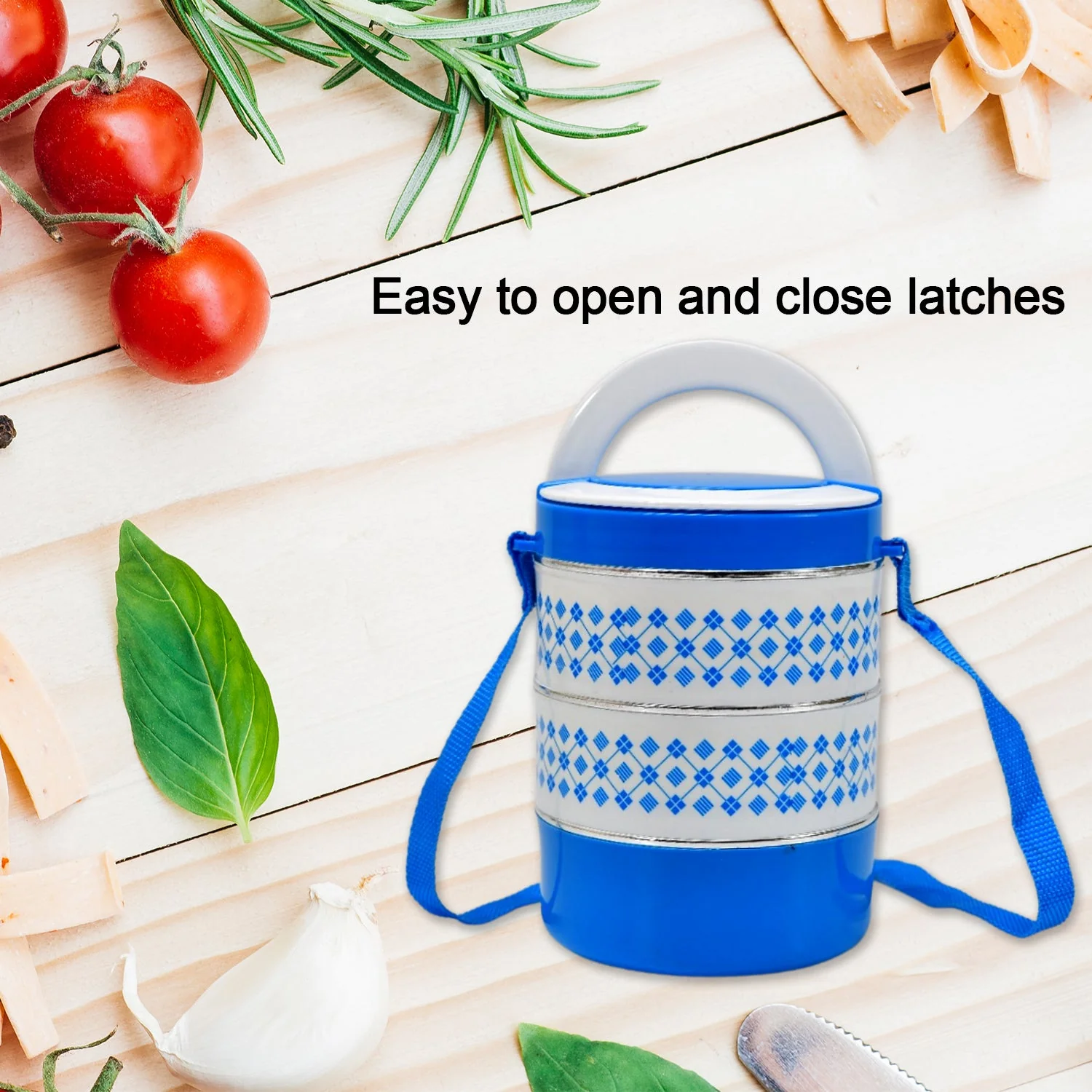 Insulated Tiffin Set – 3-Layer Stainless Steel | Lunchie Bunchie - Image 3
