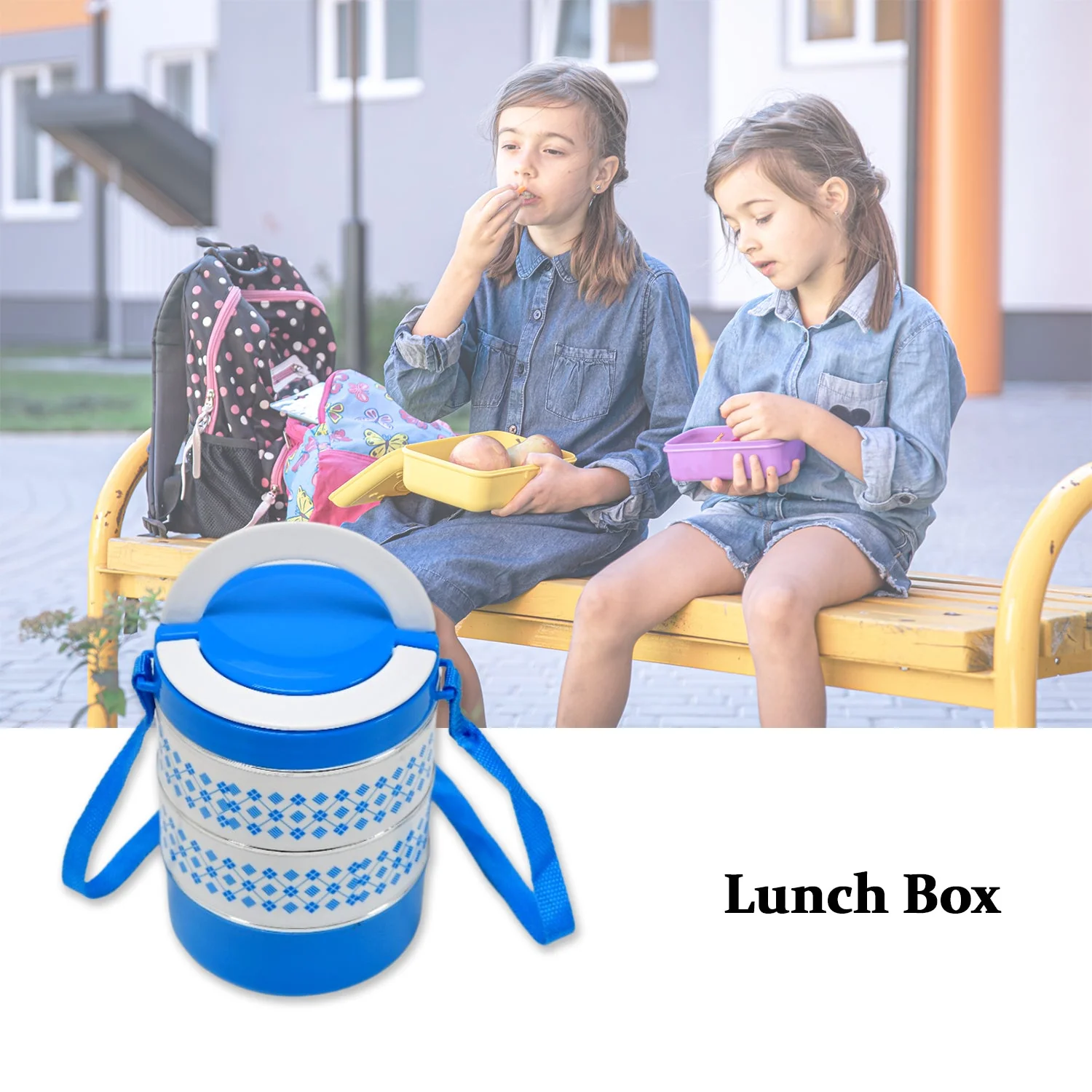 Insulated Tiffin Set – 3-Layer Stainless Steel | Lunchie Bunchie - Image 4