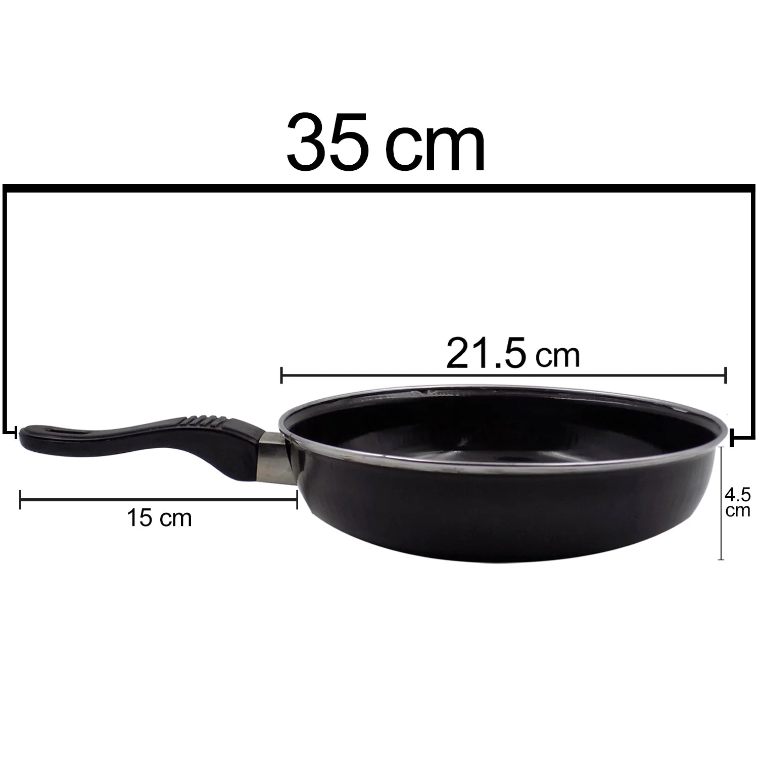 Tadka Fry Pan – 14" Hard Anodized Nonstick | FirePot - Image 8