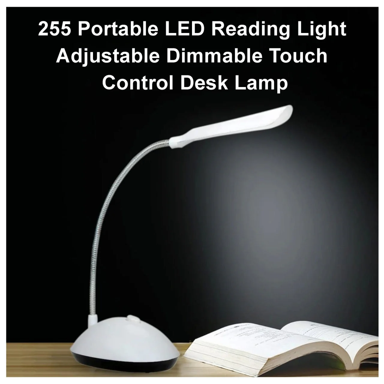 Portable LED Reading Light – Dimmable Touch Desk Lamp | Deskrova - Image 3