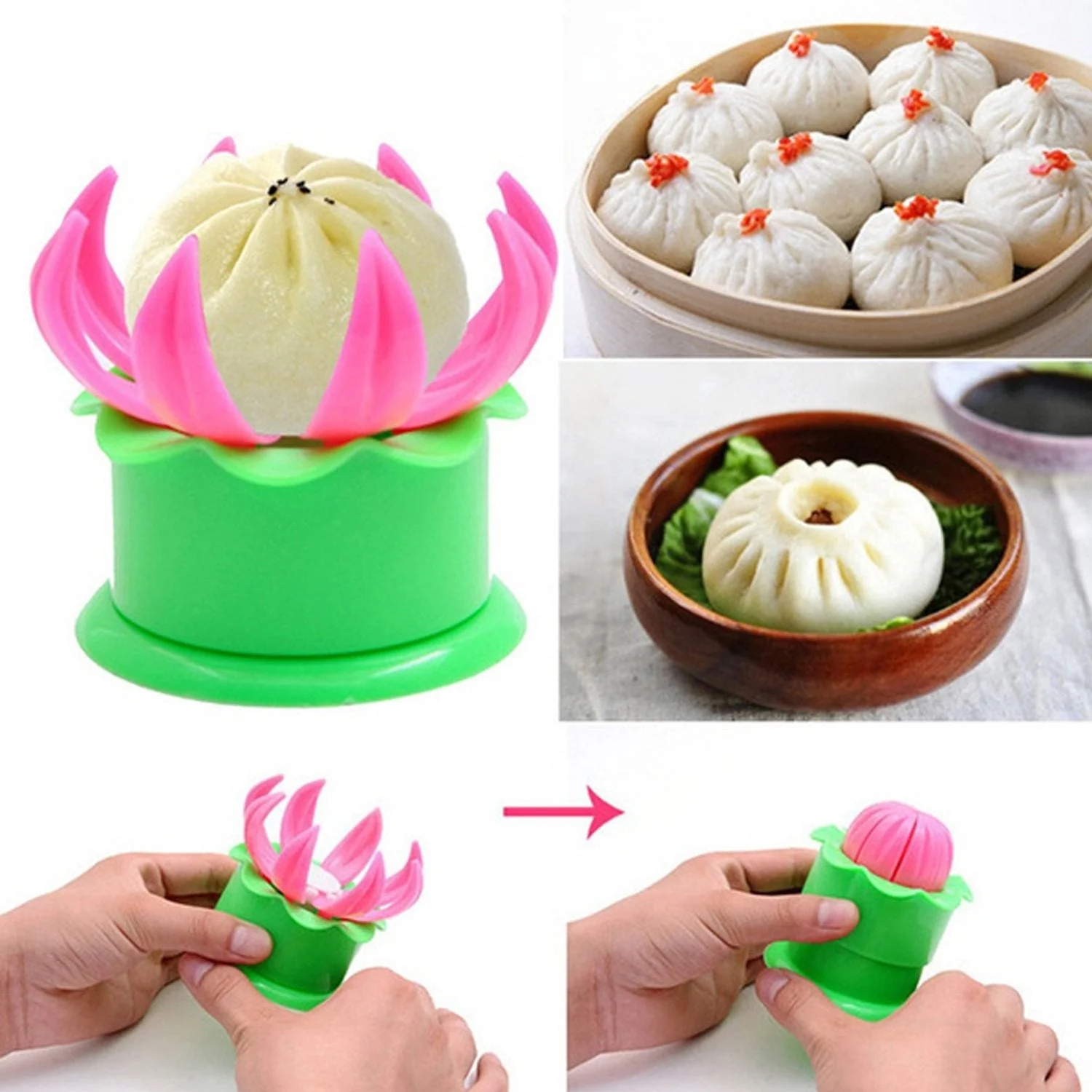 Momos Maker – Plastic Mold & Filling Spoon for Dumplings | ChefAura - Image 7
