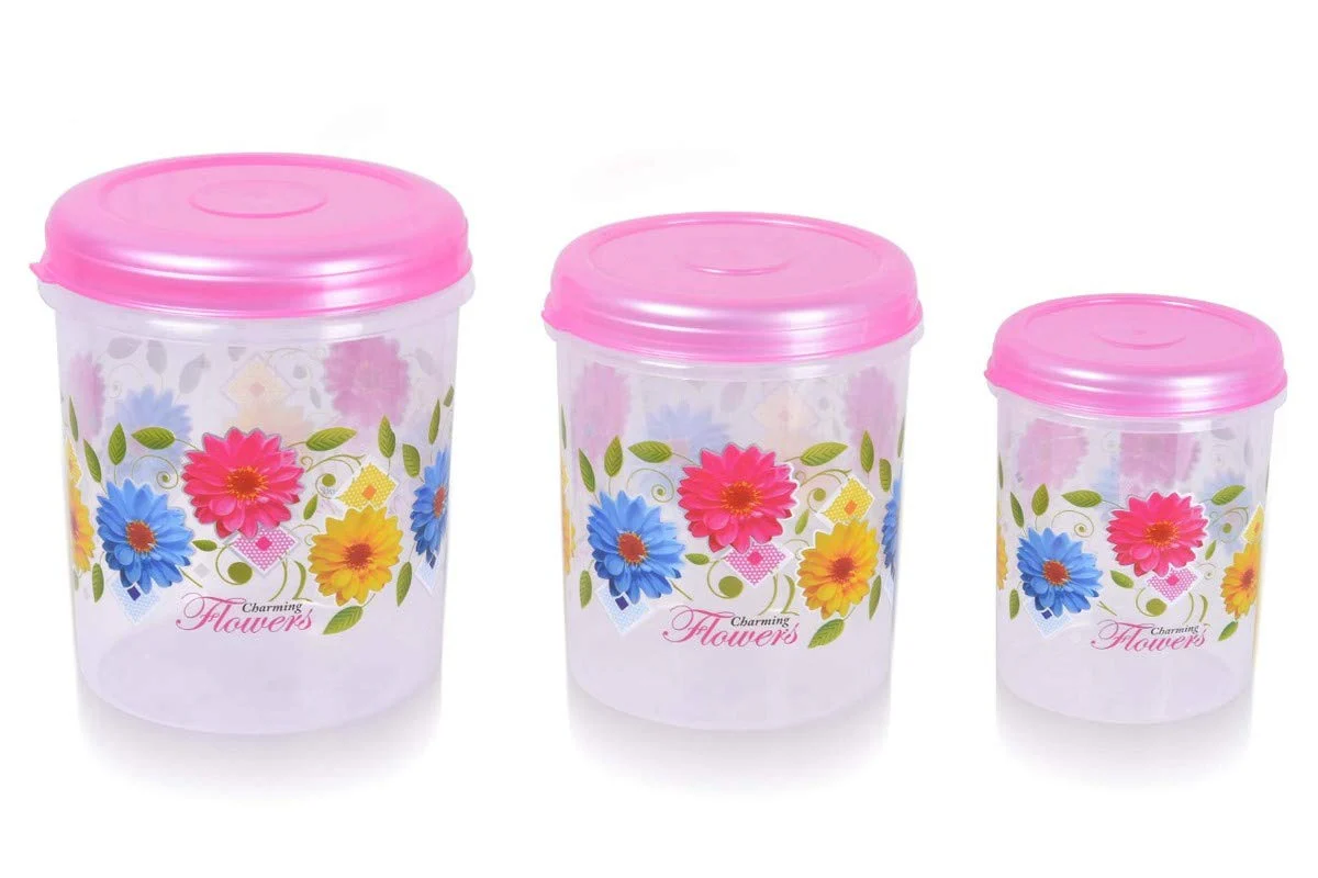 Plastic Storage Container Set – 3 Pc Home & Office | Storenzo - Image 5