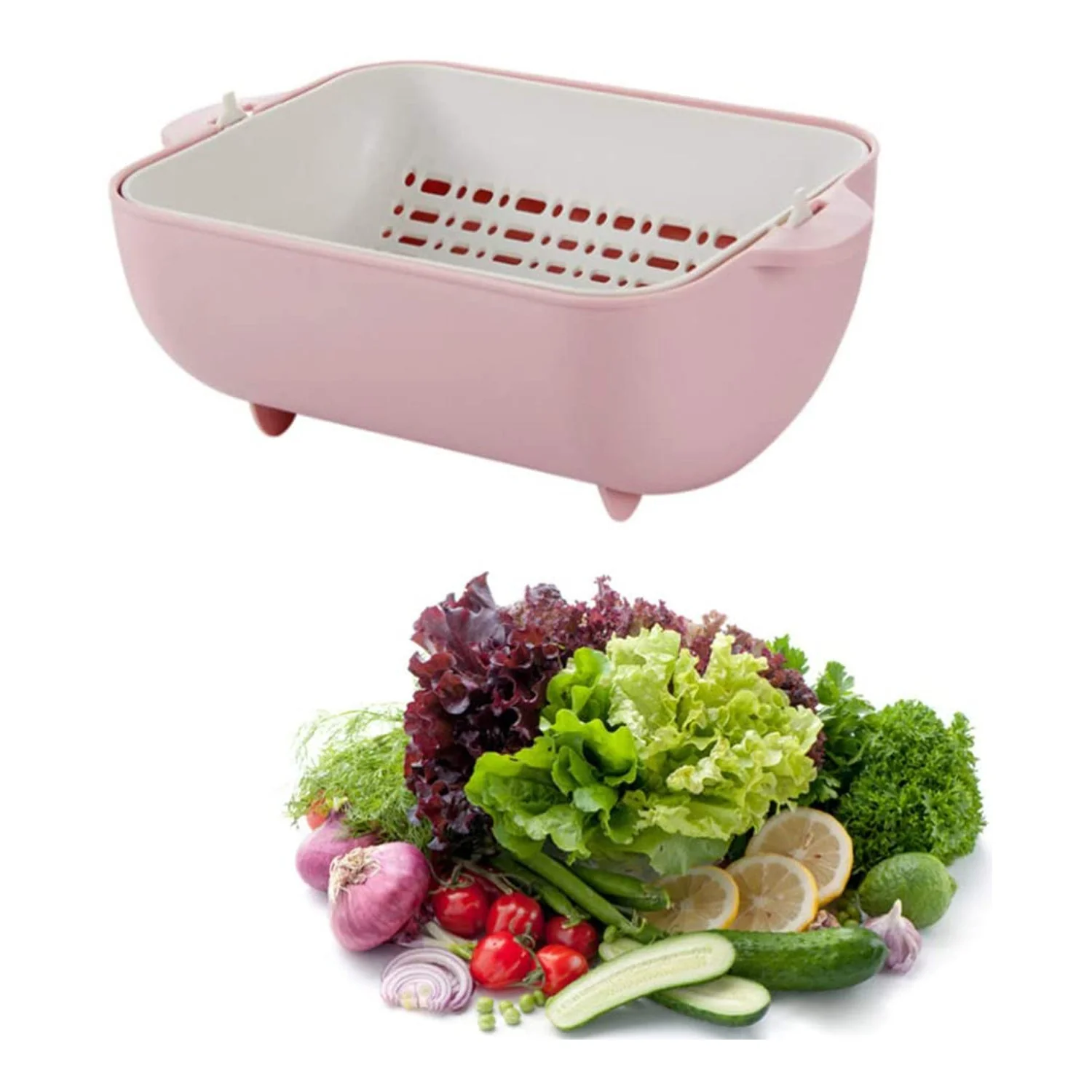 Rotatable Strainer Basket – BPA-Free Double Layer | Vastate - Image 5