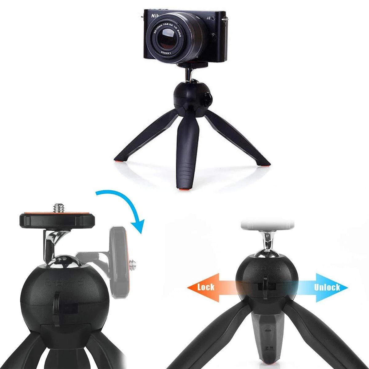 Mini Tripod – Universal Phone & Camera Stand for Stable Shots | Gambit - Image 5