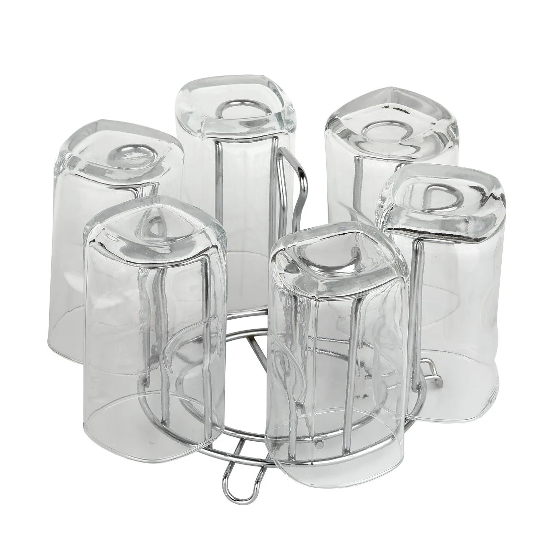 Stainless Steel Glass Stand – Round Kitchen Holder | Storenzo - Image 8