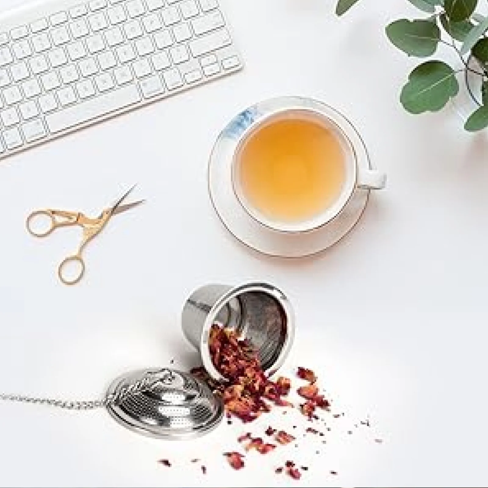 Stainless Steel Tea Filter – Easy Brewing for Home & Office | storenzo - Image 3