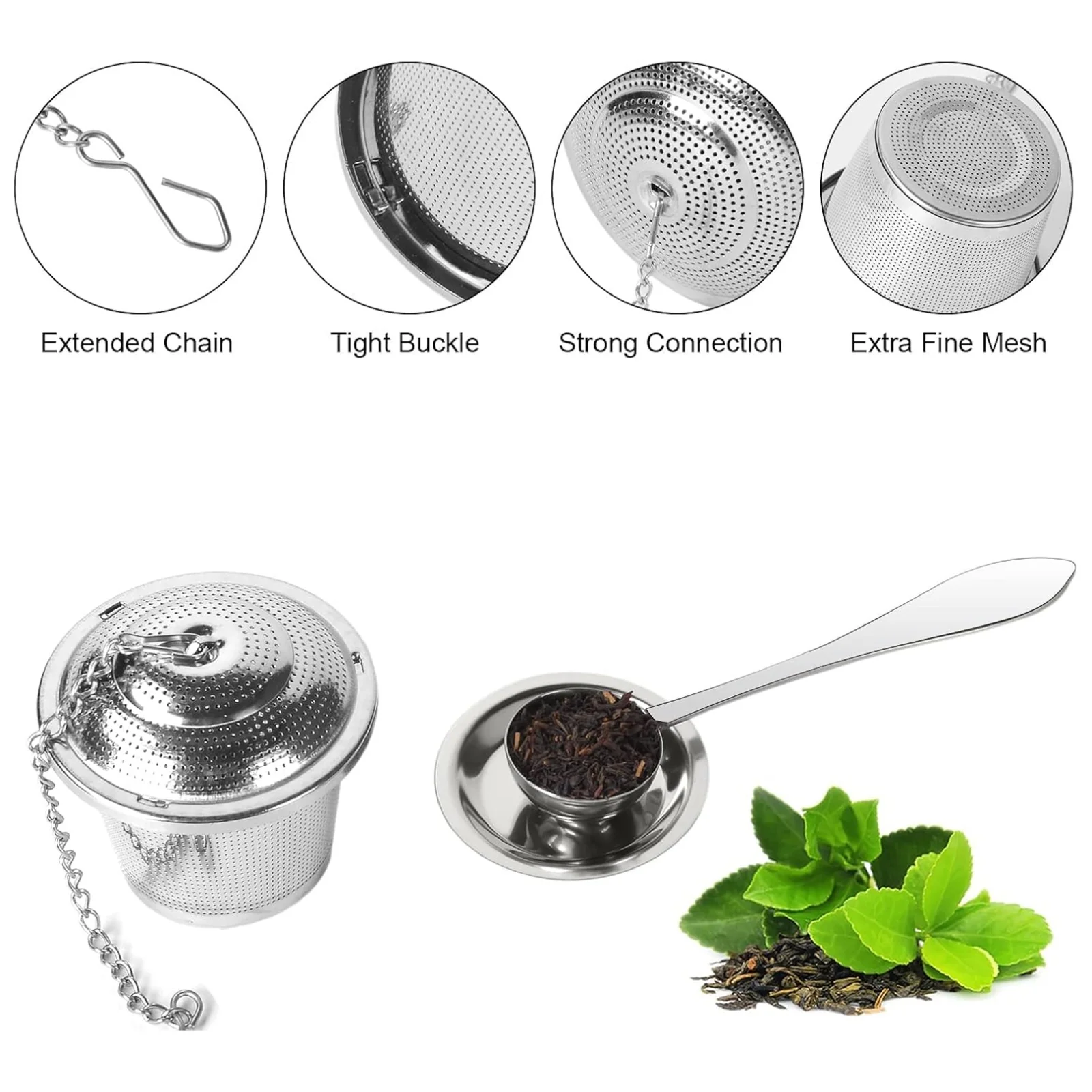 Stainless Steel Tea Filter – Easy Brewing for Home & Office | storenzo - Image 5