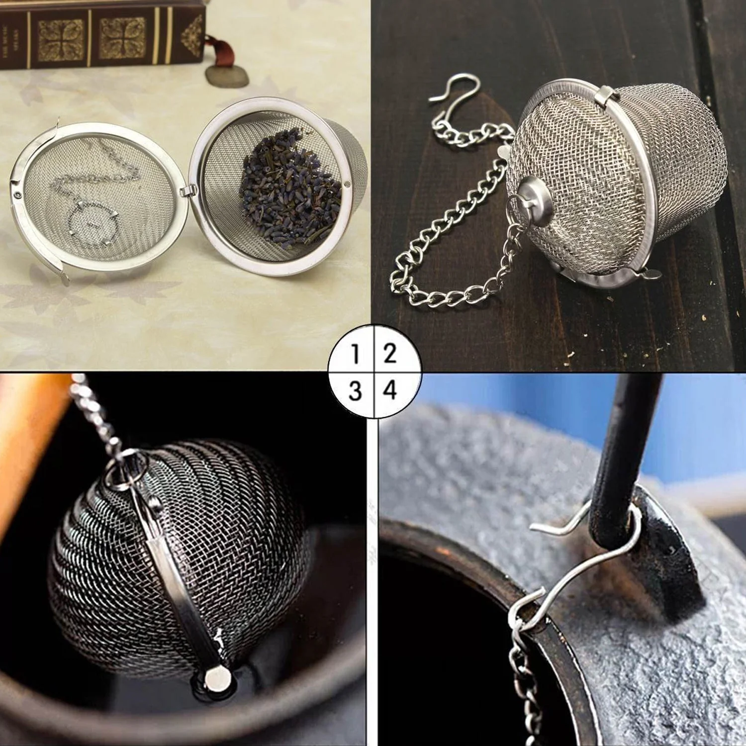 Stainless Steel Tea Filter – Easy Brewing for Home & Office | storenzo - Image 9
