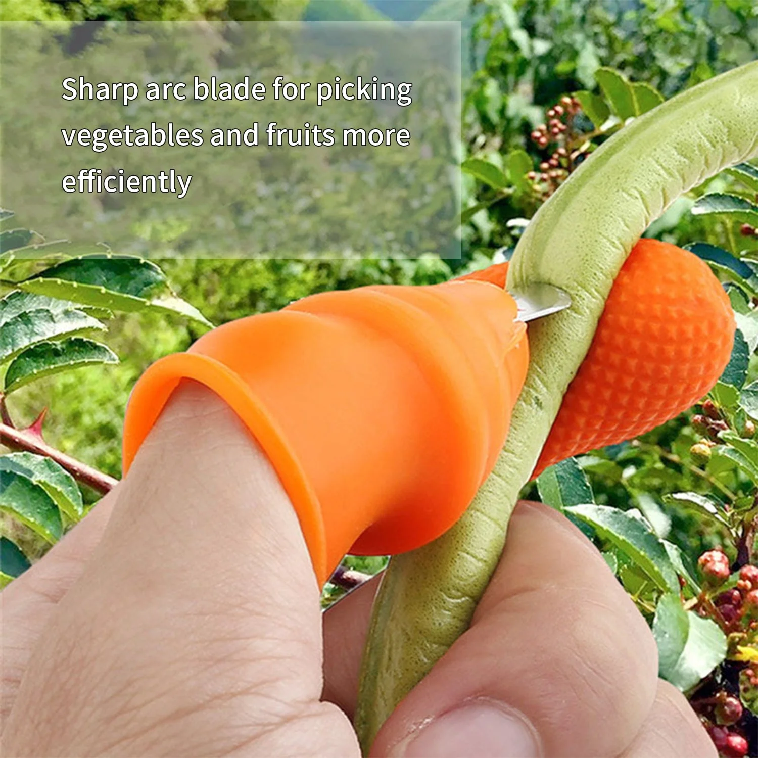 Vegetable Thumb Cutter Set – 5-Piece Sharp Blades | Quickslice - Image 6