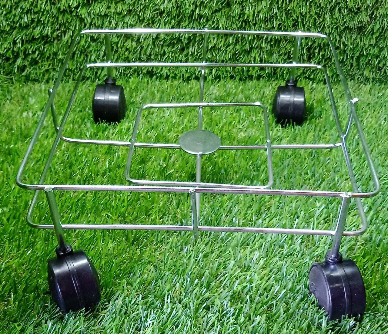 Stainless Steel Oil Stand – Square Kitchen Organizer | Indo Glow - Image 3