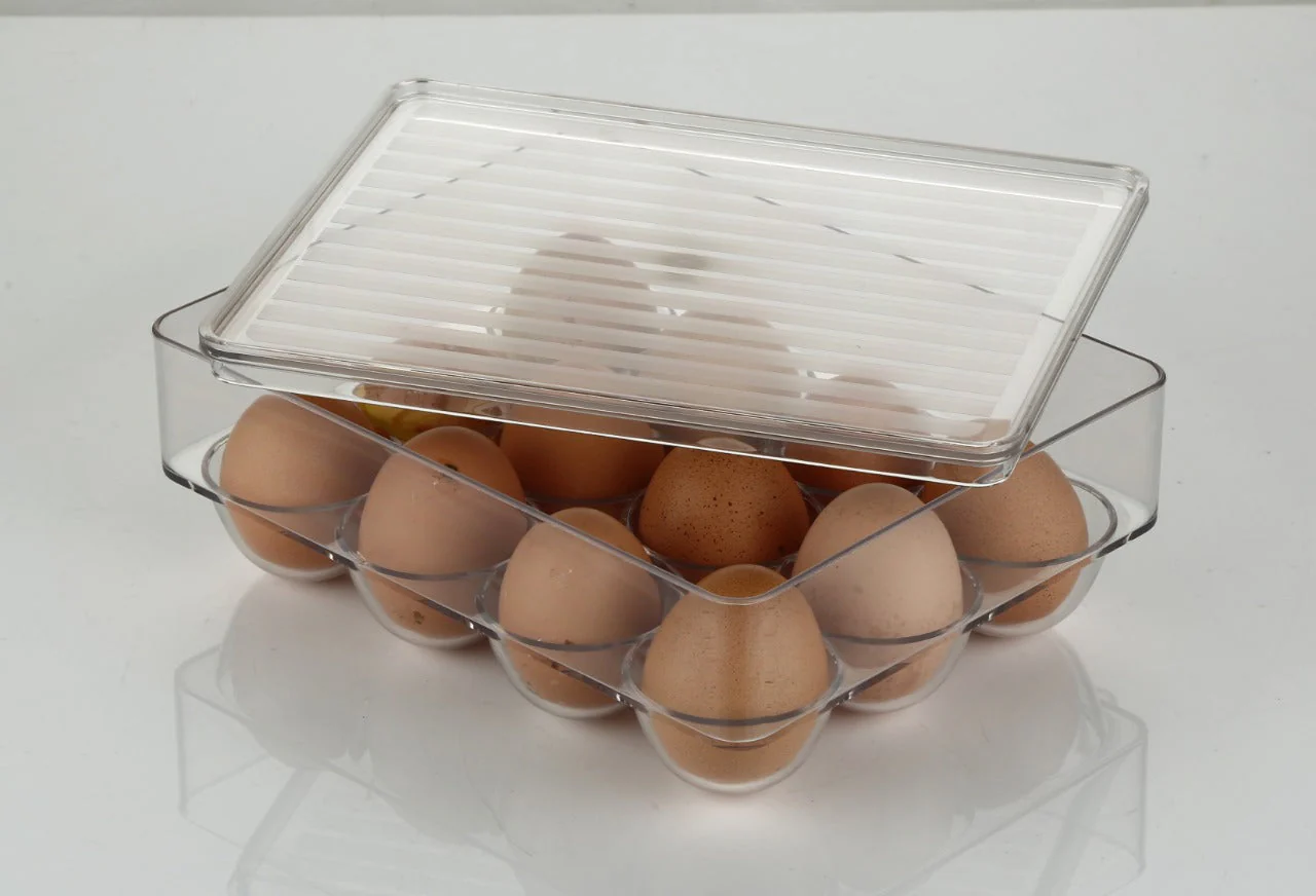 Egg Storage Box – 12-Cavity Refrigerator Organiser | Organivo - Image 3