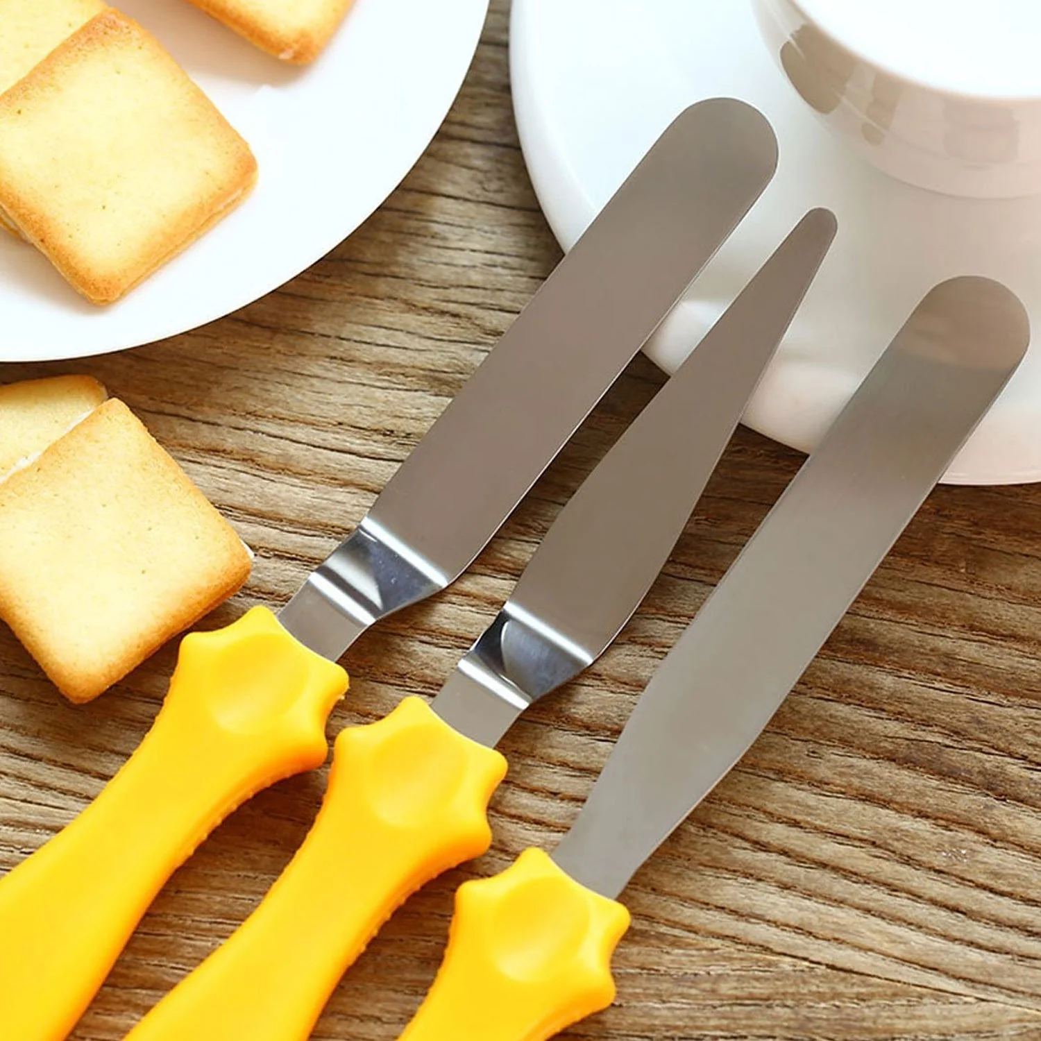 Cake Icing Spatula Set – Stainless Steel Pallet Knives | Indo Glow - Image 3