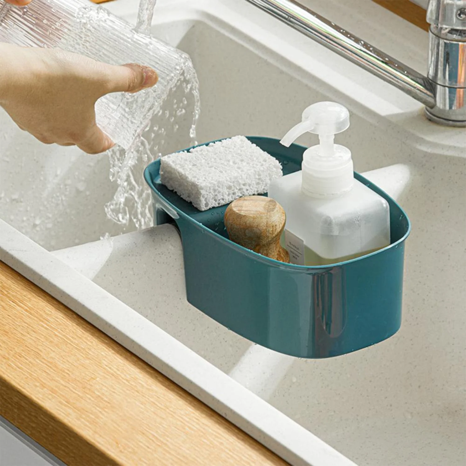 Kitchen Dish Drainer – Space-Saving Sink Basket | Quickslice - Image 9