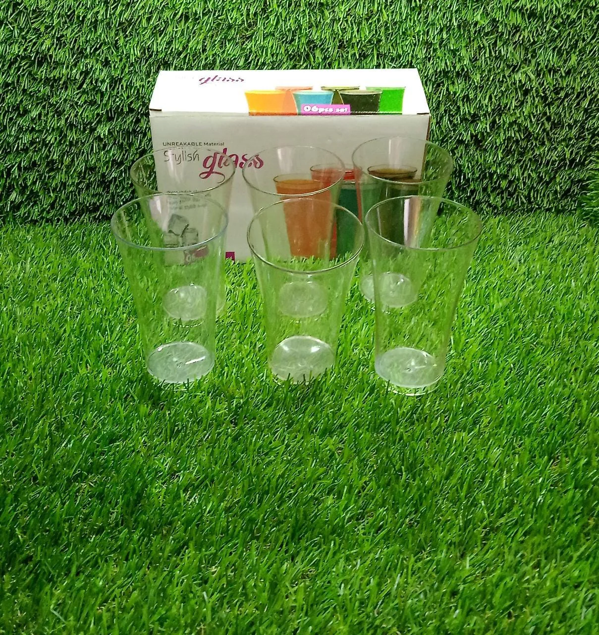 Transparent Plastic Drinking Glasses – Durable Set of 6 | Serve Stellar - Image 10