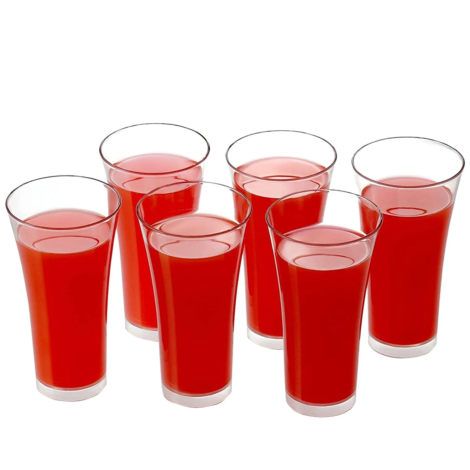 Transparent Plastic Drinking Glasses – Durable Set of 6 | Serve Stellar - Image 4