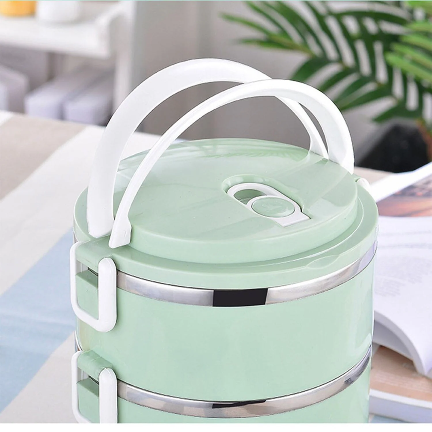 Stainless Steel Lunch Box – 4 Layer Insulated Tiffin | Lunchie Bunchie - Image 5