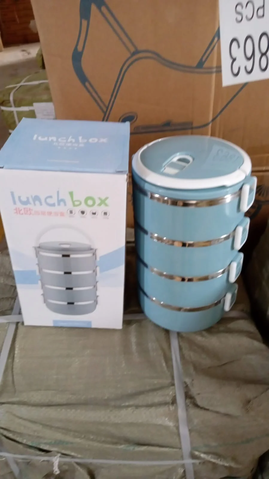 Stainless Steel Lunch Box – 4 Layer Insulated Tiffin | Lunchie Bunchie - Image 7