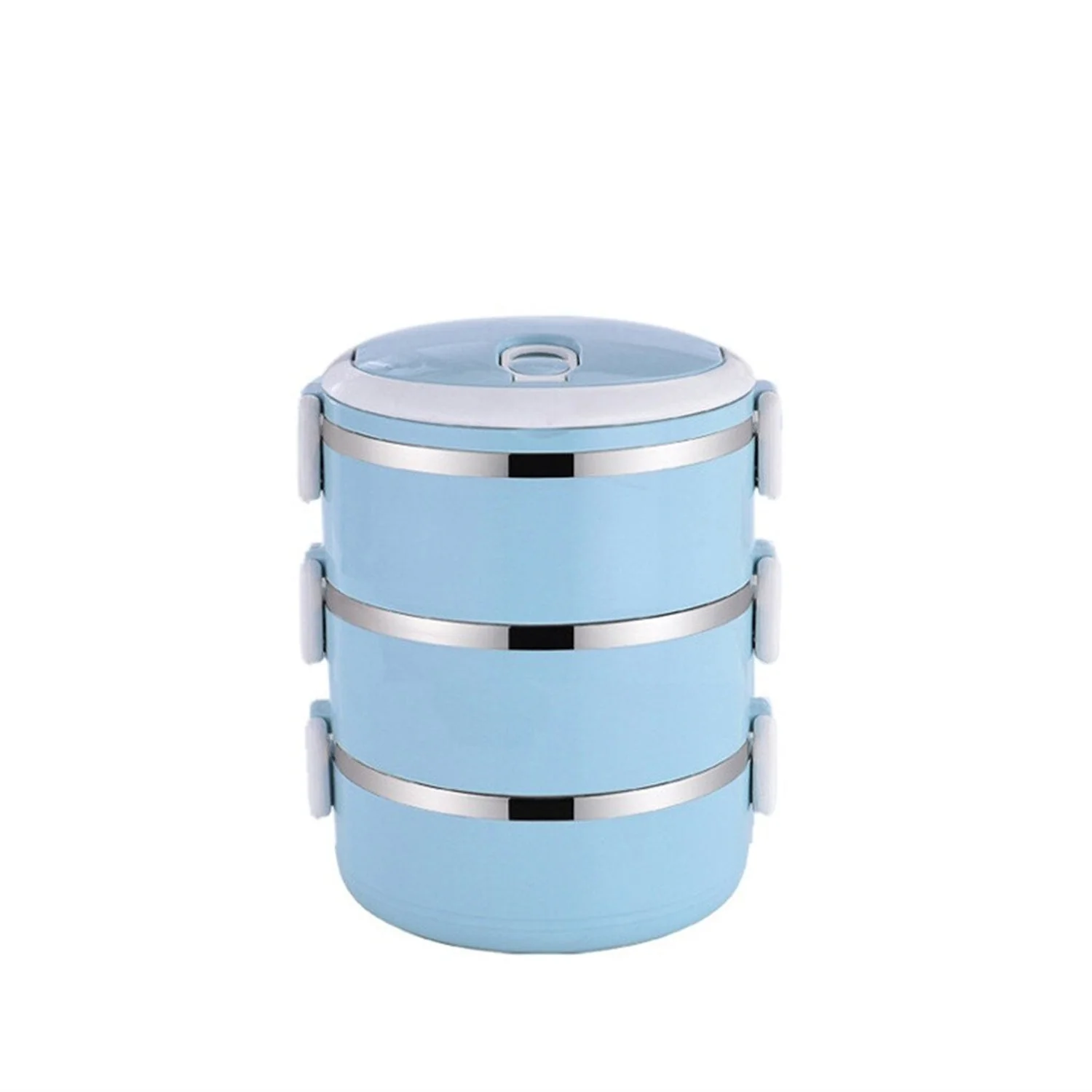 Stainless Steel Lunch Box – 3-Layer Insulated Hot Food Carrier | Lunchie Bunchie - Image 4