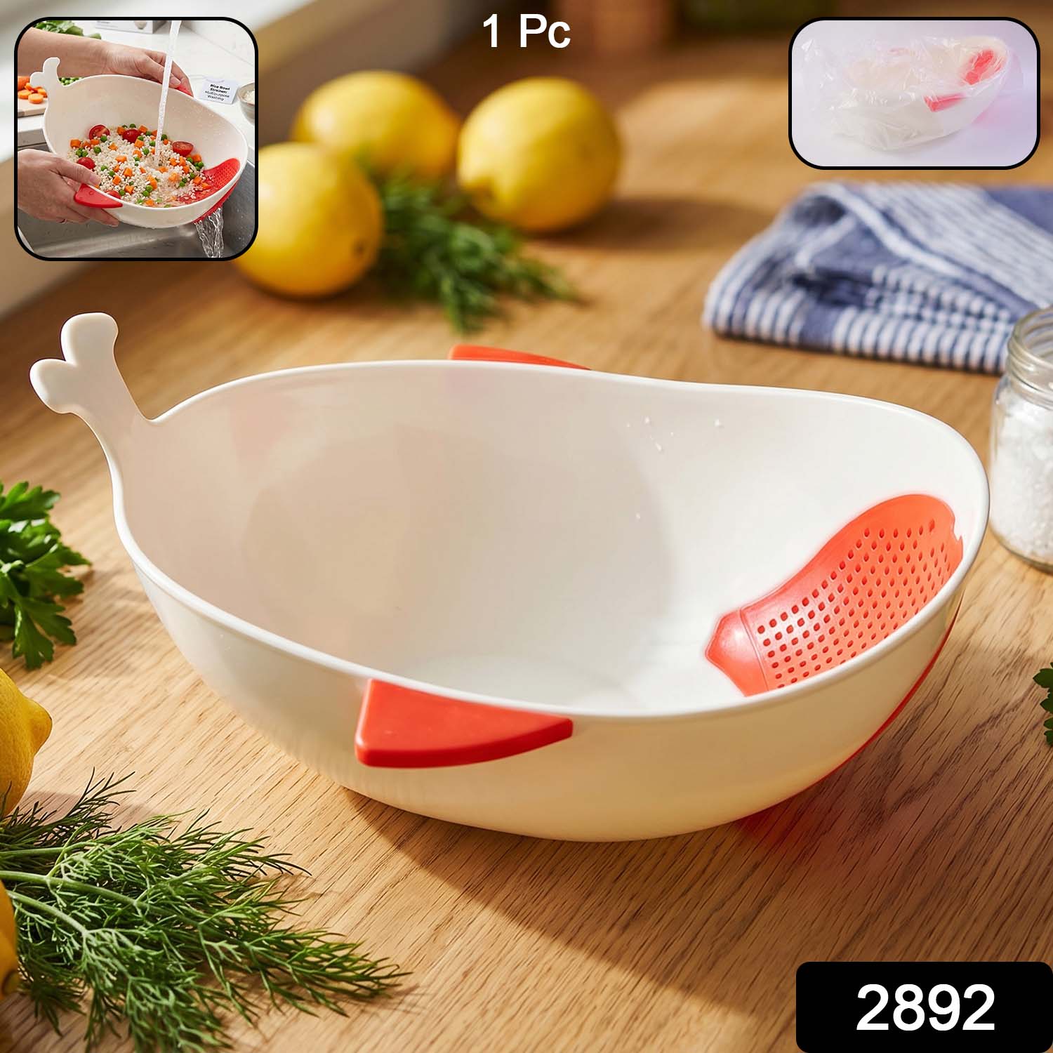 Fish-Shaped Rice Drainer – Multi-Use Kitchen Strainer | Vastate - Image 3